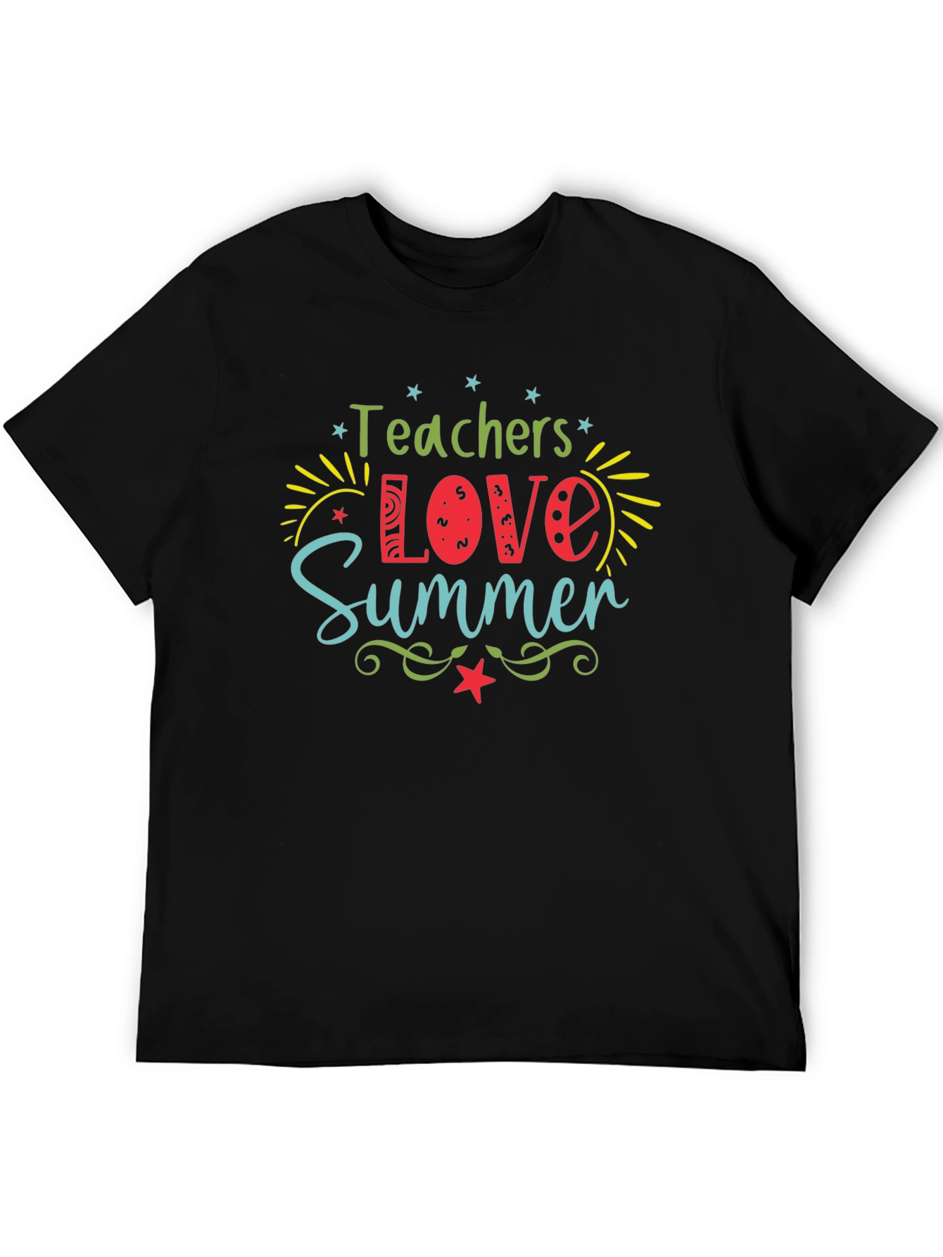 Teachers Love Summer Graphic T-Shirt