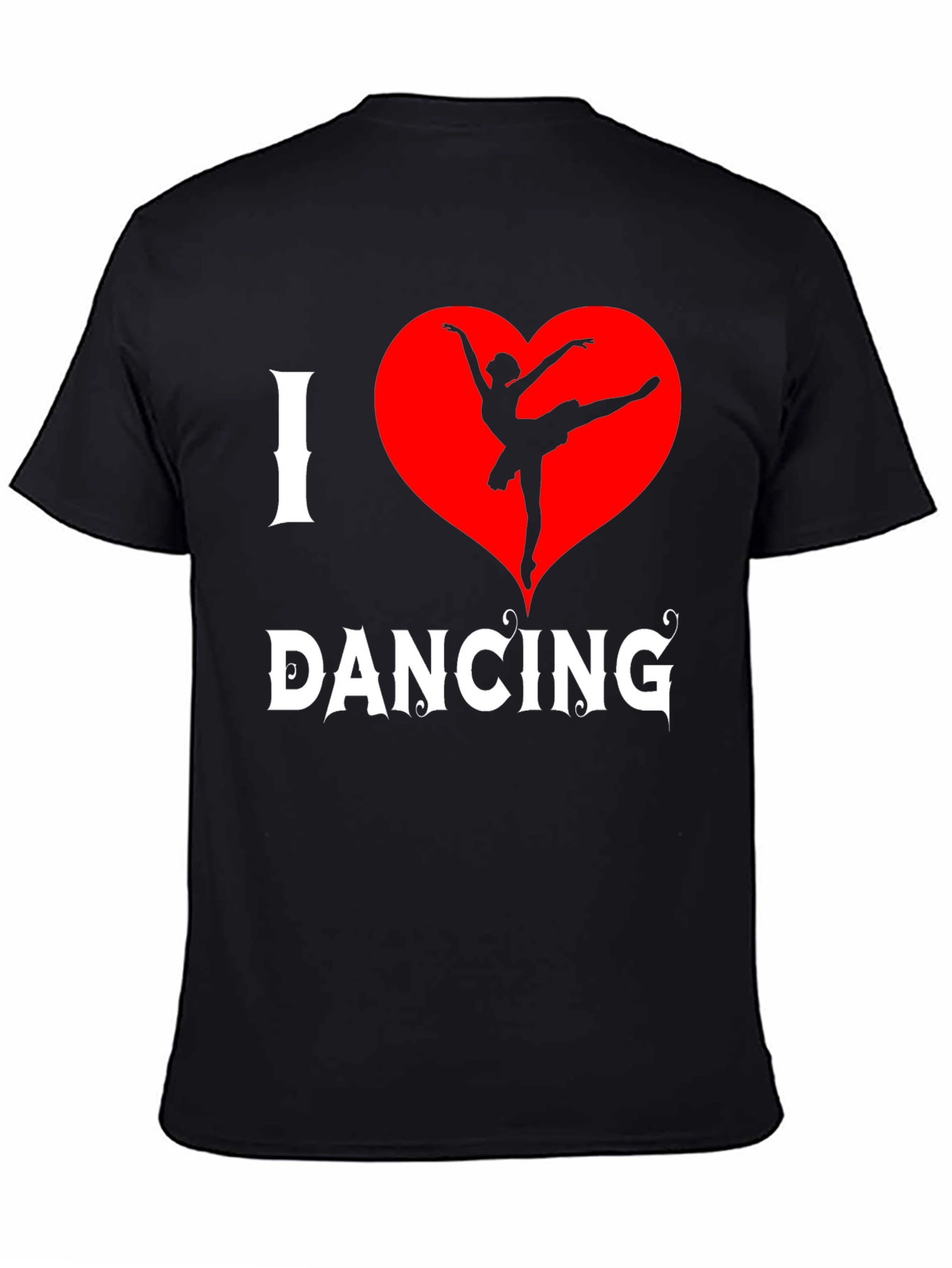 I Heart Dancing T-Shirt - Ballet Dancer Design