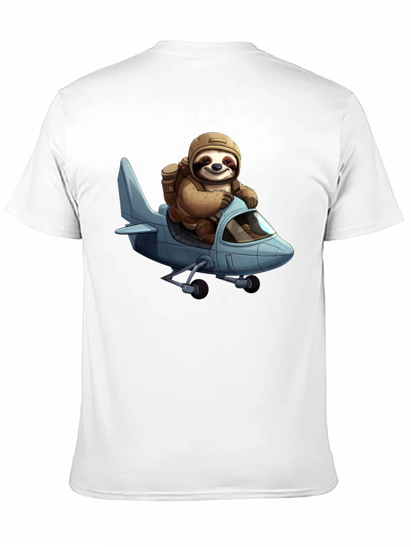 Sloth Pilot T-Shirt - Aviation Adventure Tee