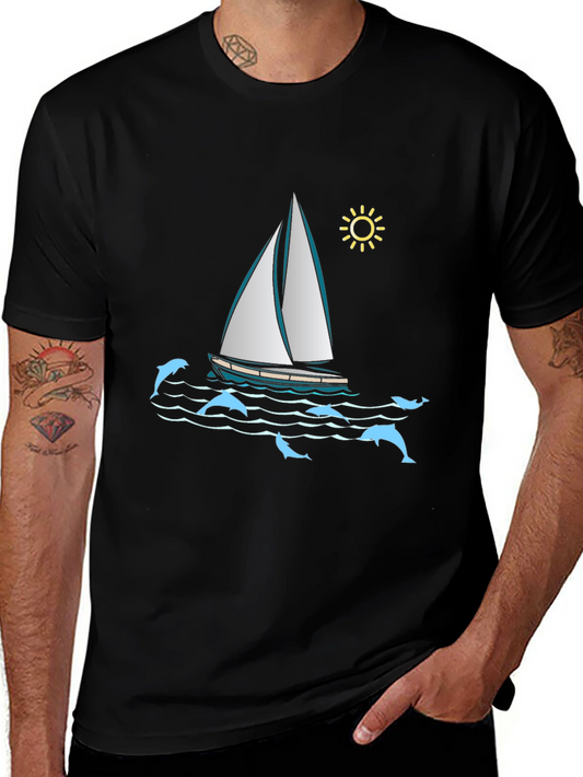 Sailing Adventure T-Shirt - Black