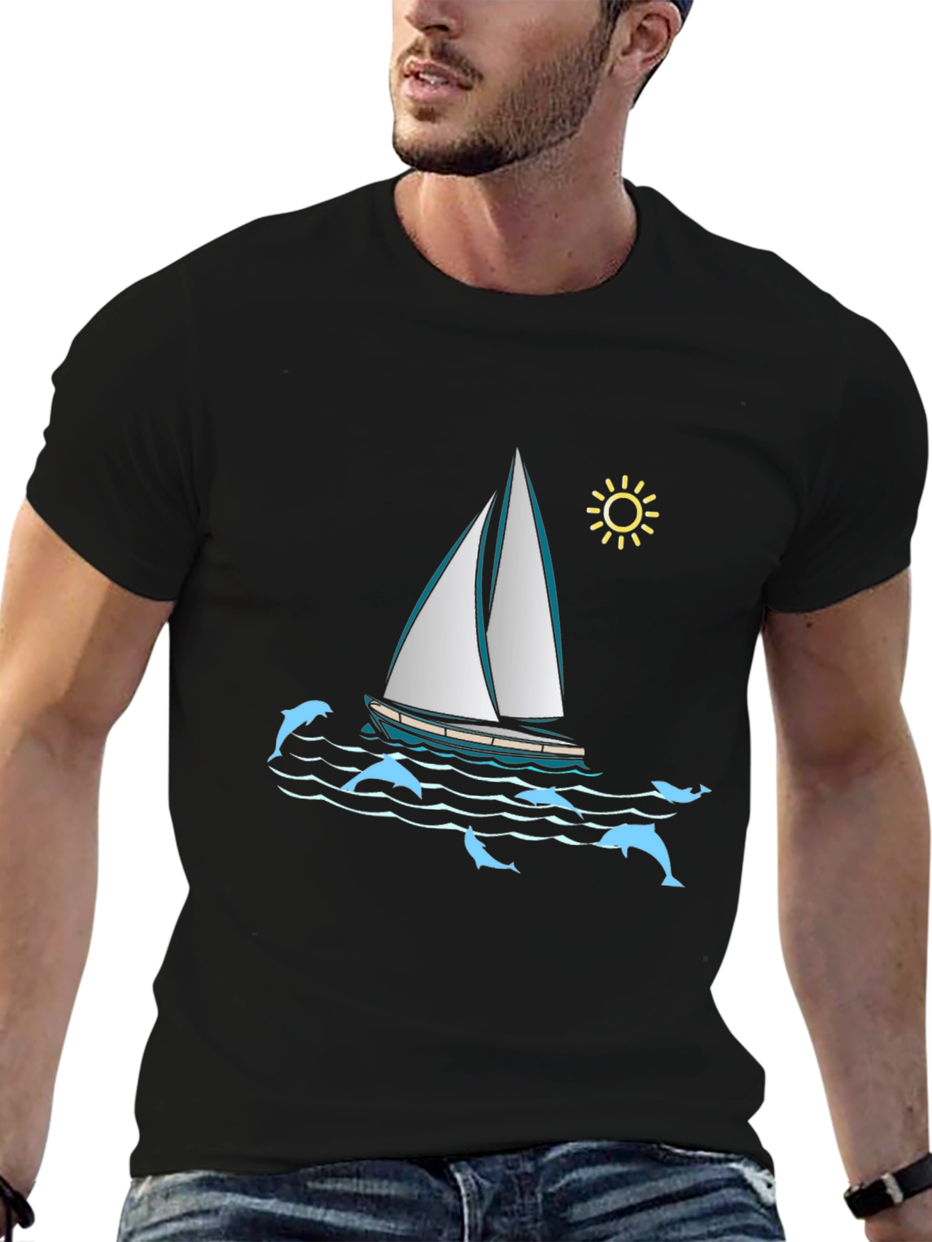 Sailing Adventure T-Shirt - Black