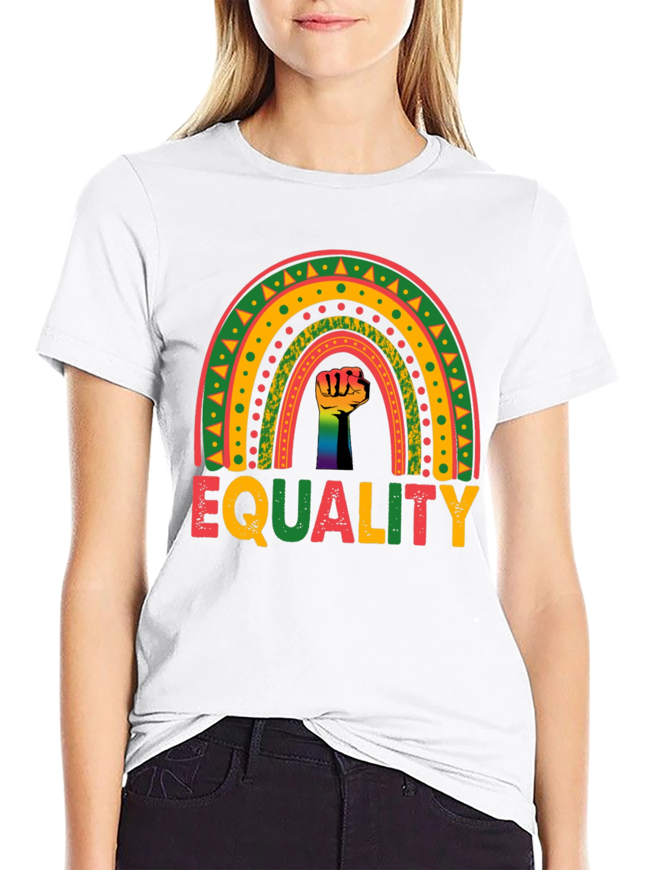 Equality Rainbow Fist T-Shirt