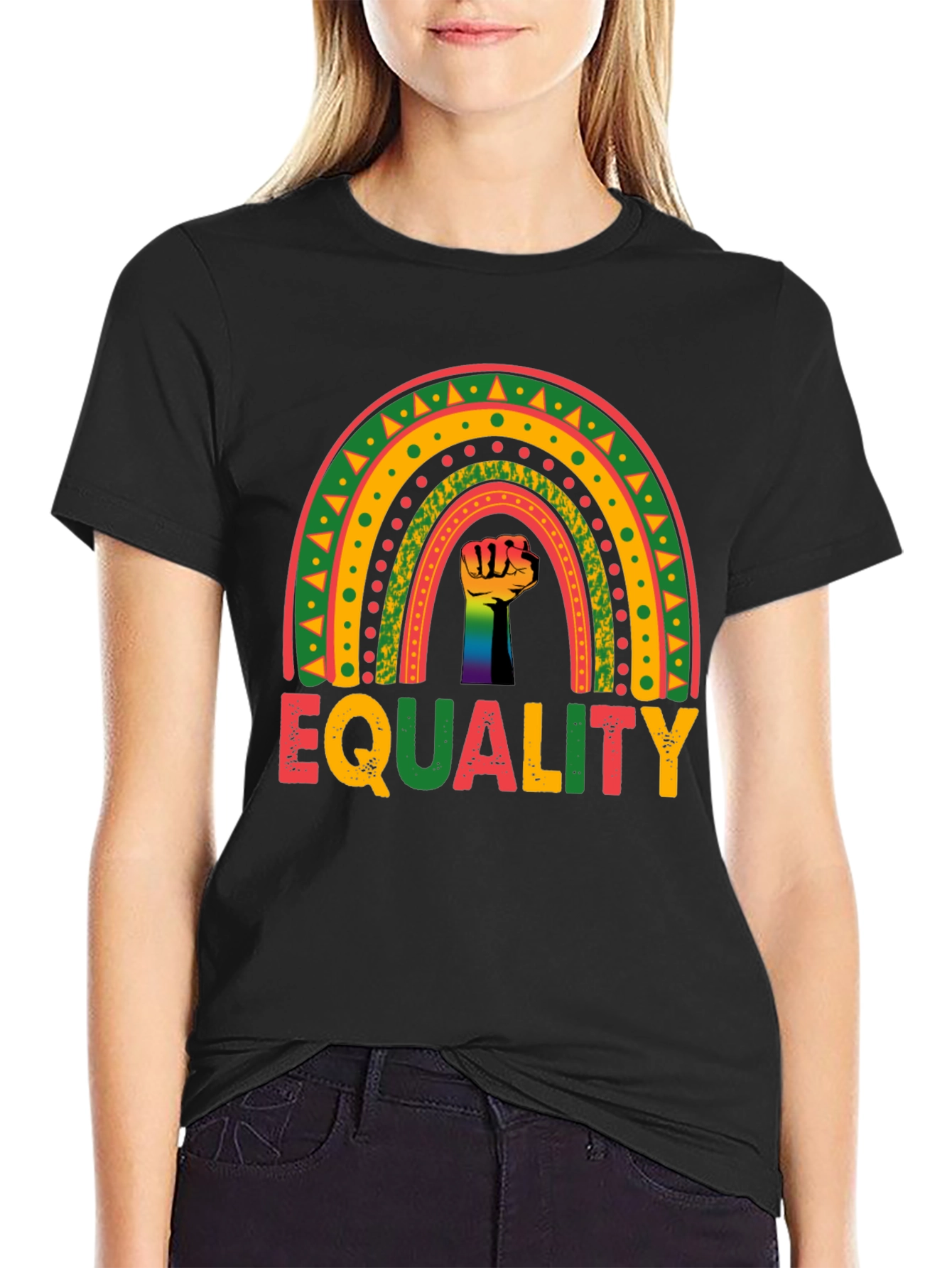 Equality Rainbow Fist T-Shirt
