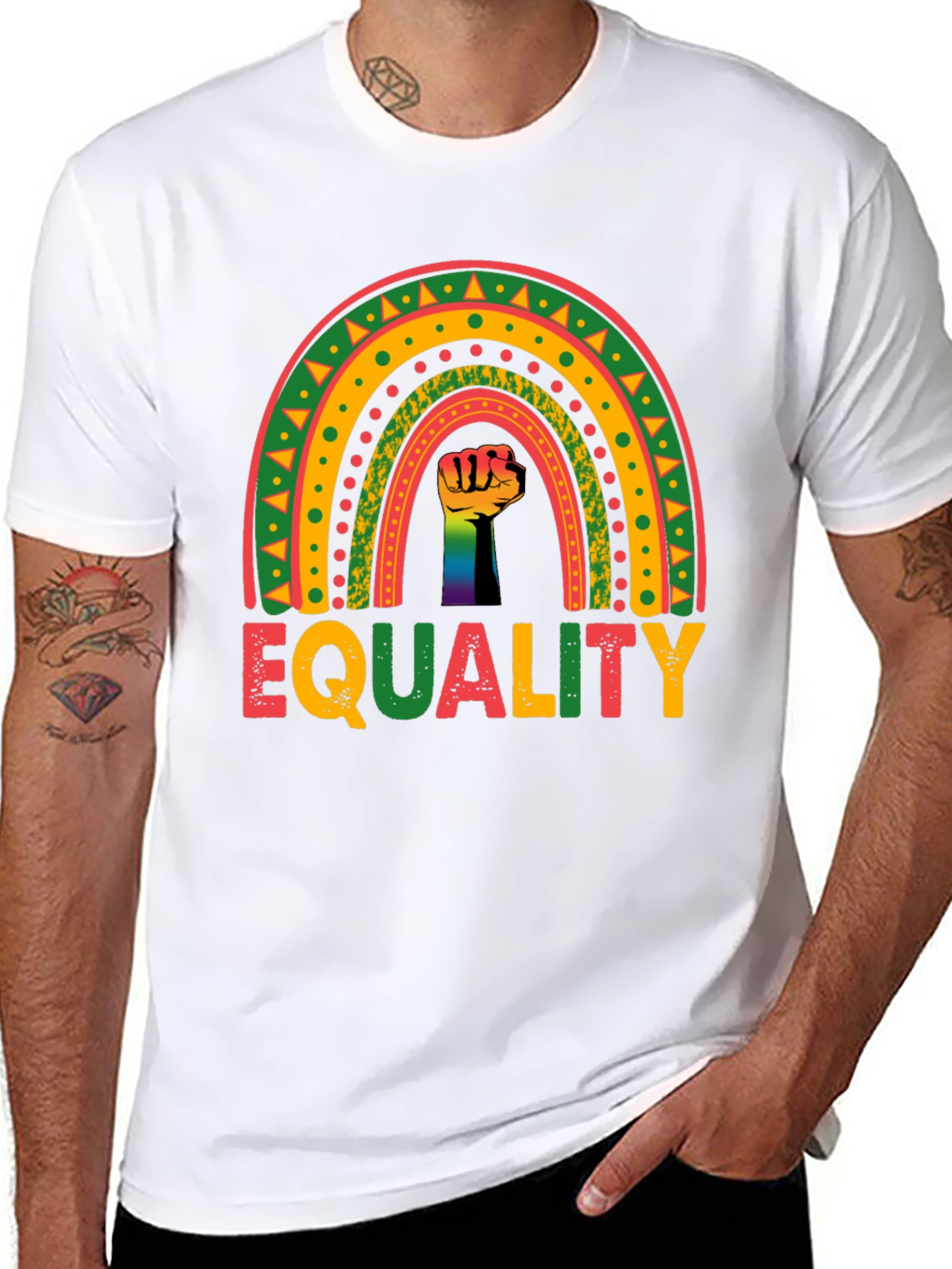 Equality Rainbow Fist T-Shirt