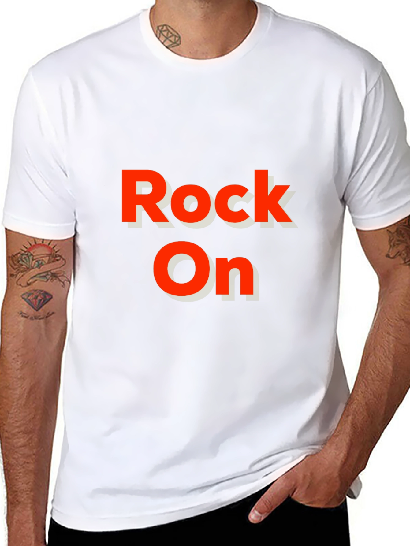 Rock On Graphic T-Shirt - Bold Statement Tee
