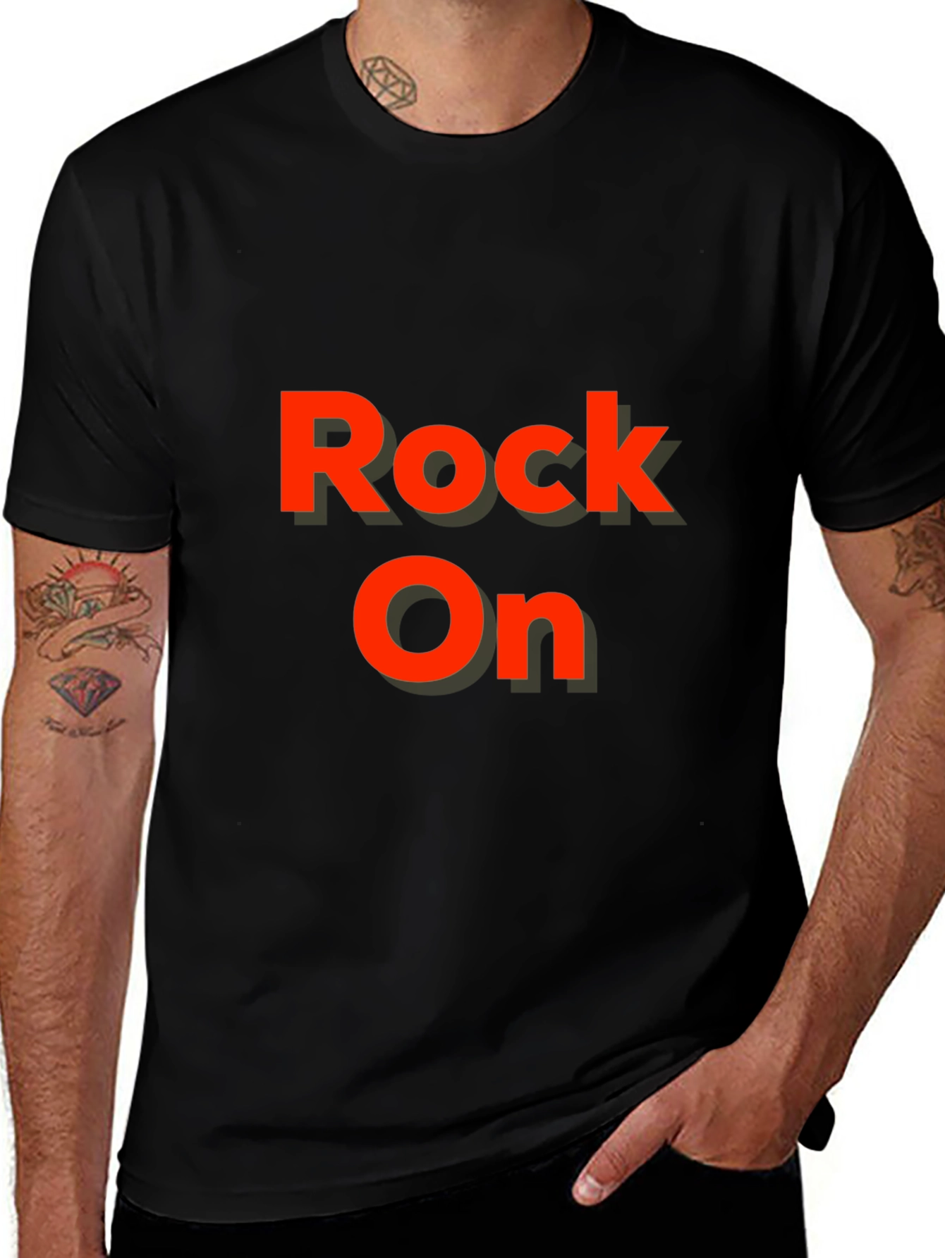Rock On Graphic T-Shirt - Bold Statement Tee