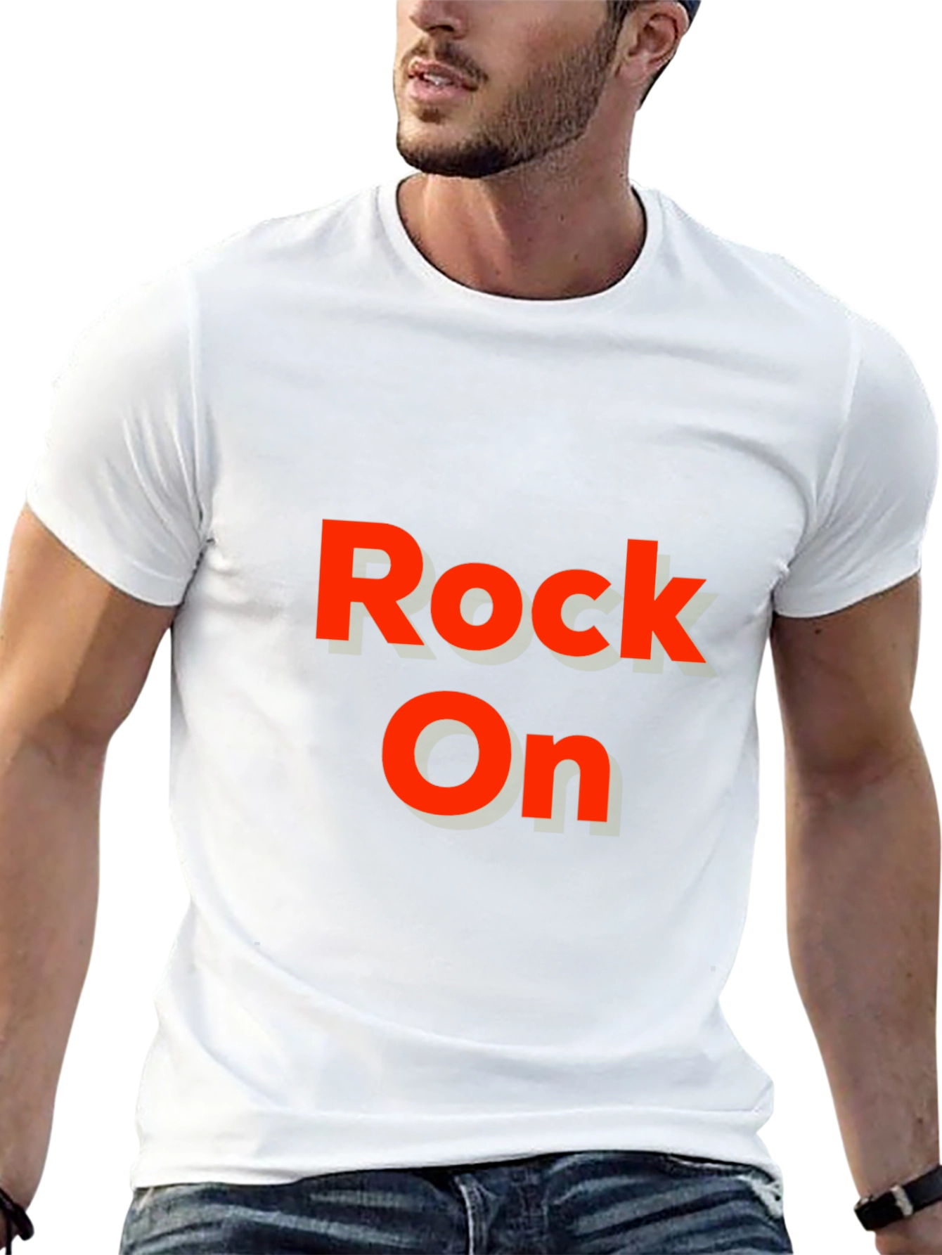 Rock On Graphic T-Shirt - Bold Statement Tee