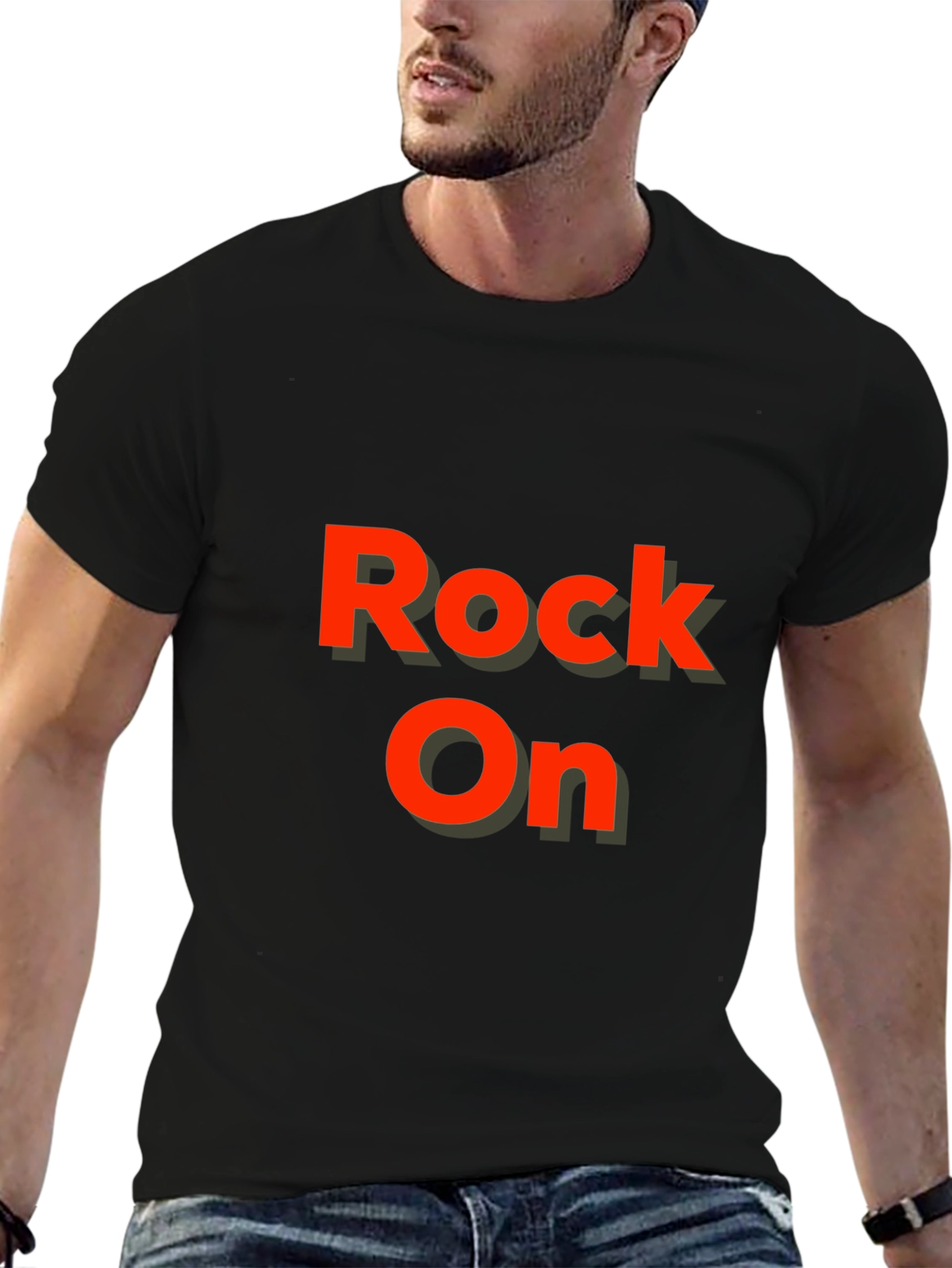 Rock On Graphic T-Shirt - Bold Statement Tee