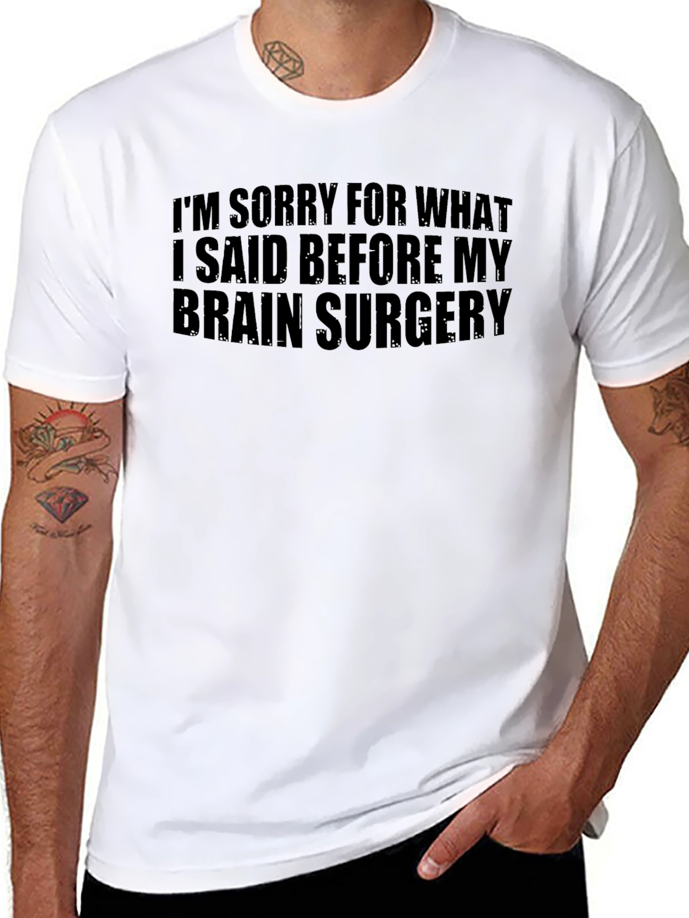 Funny Brain Surgery Apology T-Shirt