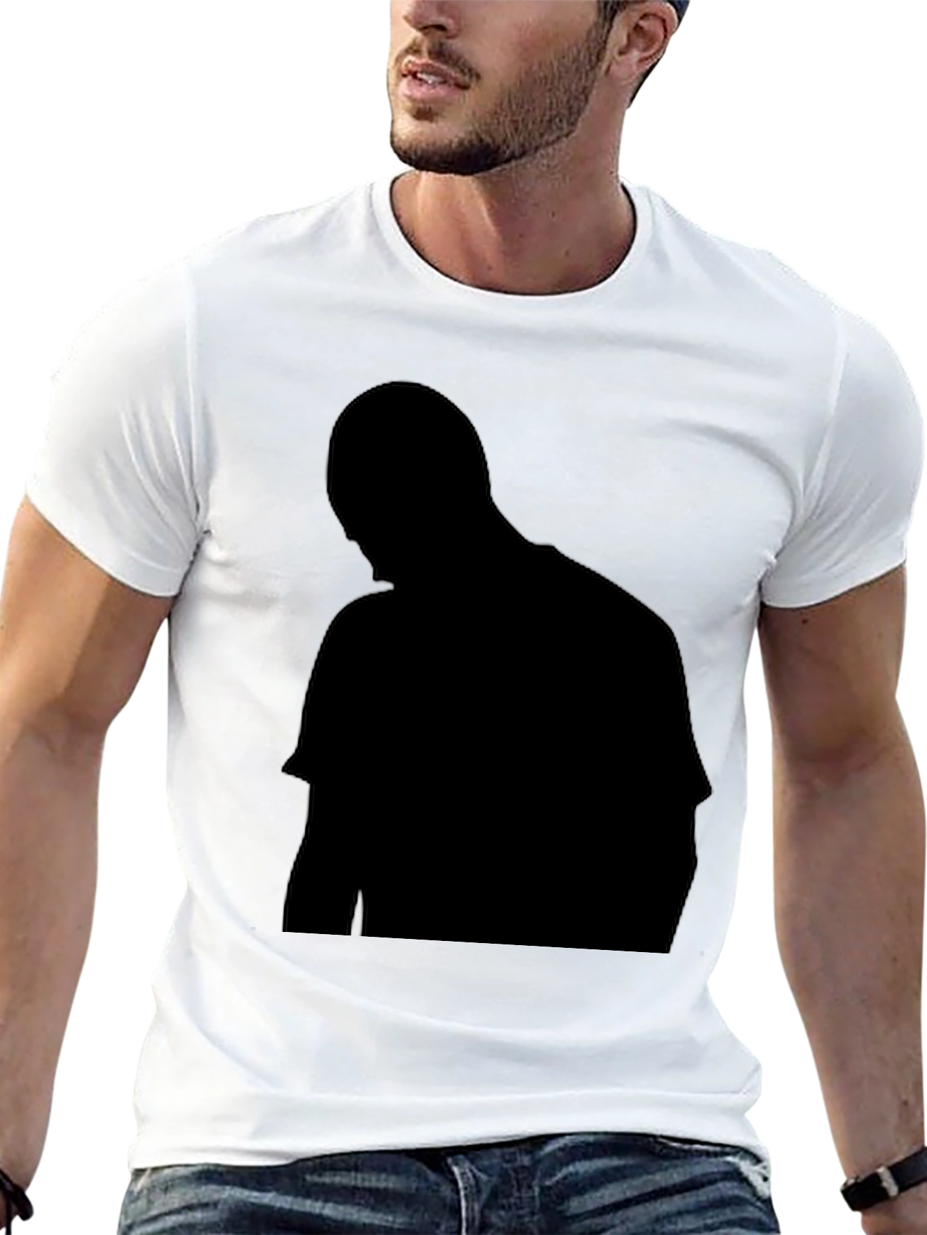 Mens Black Graphic Tee