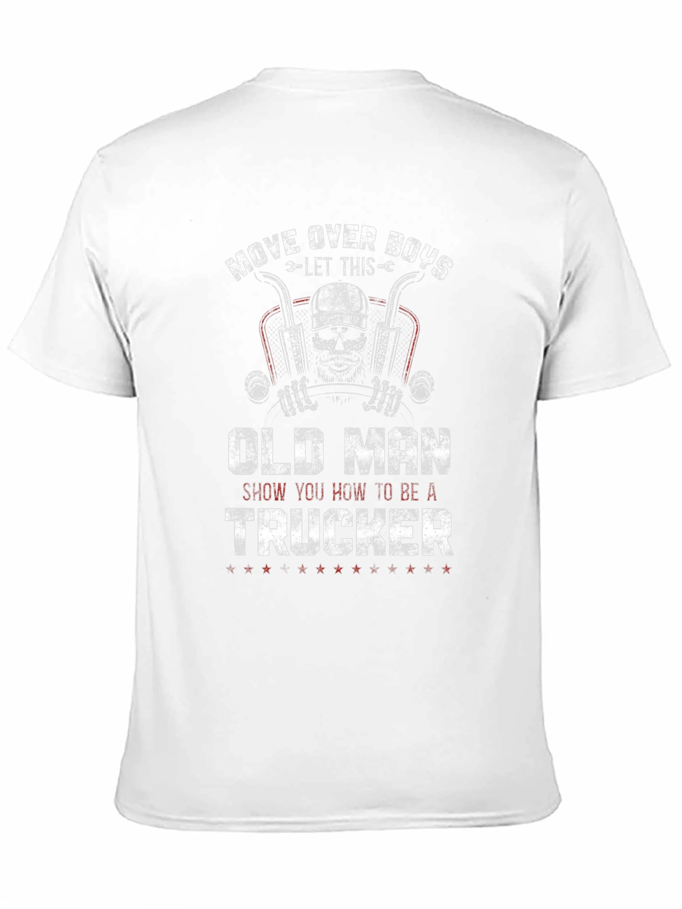 Old Man Trucker T-Shirt - Move Over Boys!