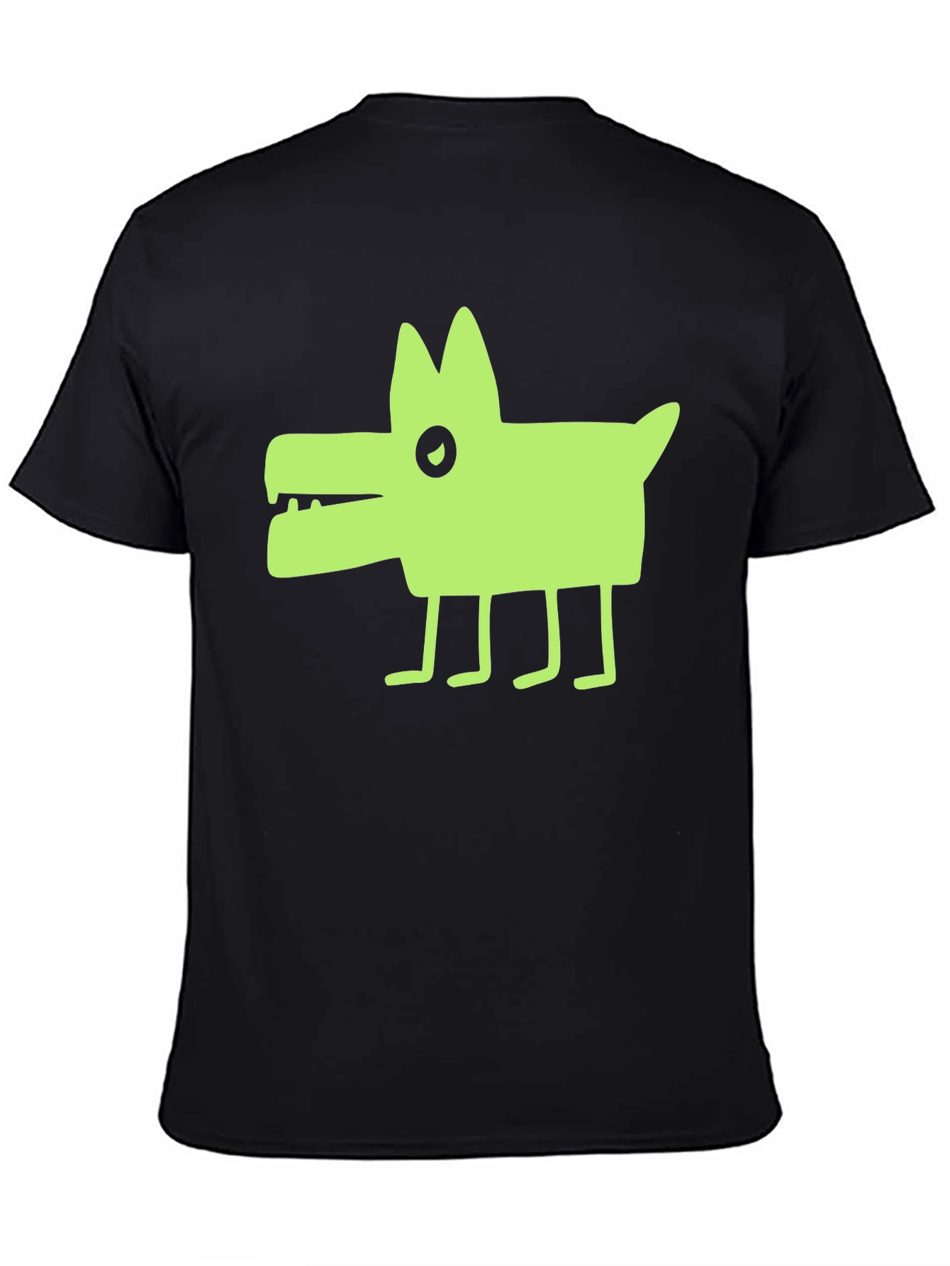 Cool Graphic Dog Tee - Unisex Black T-Shirt