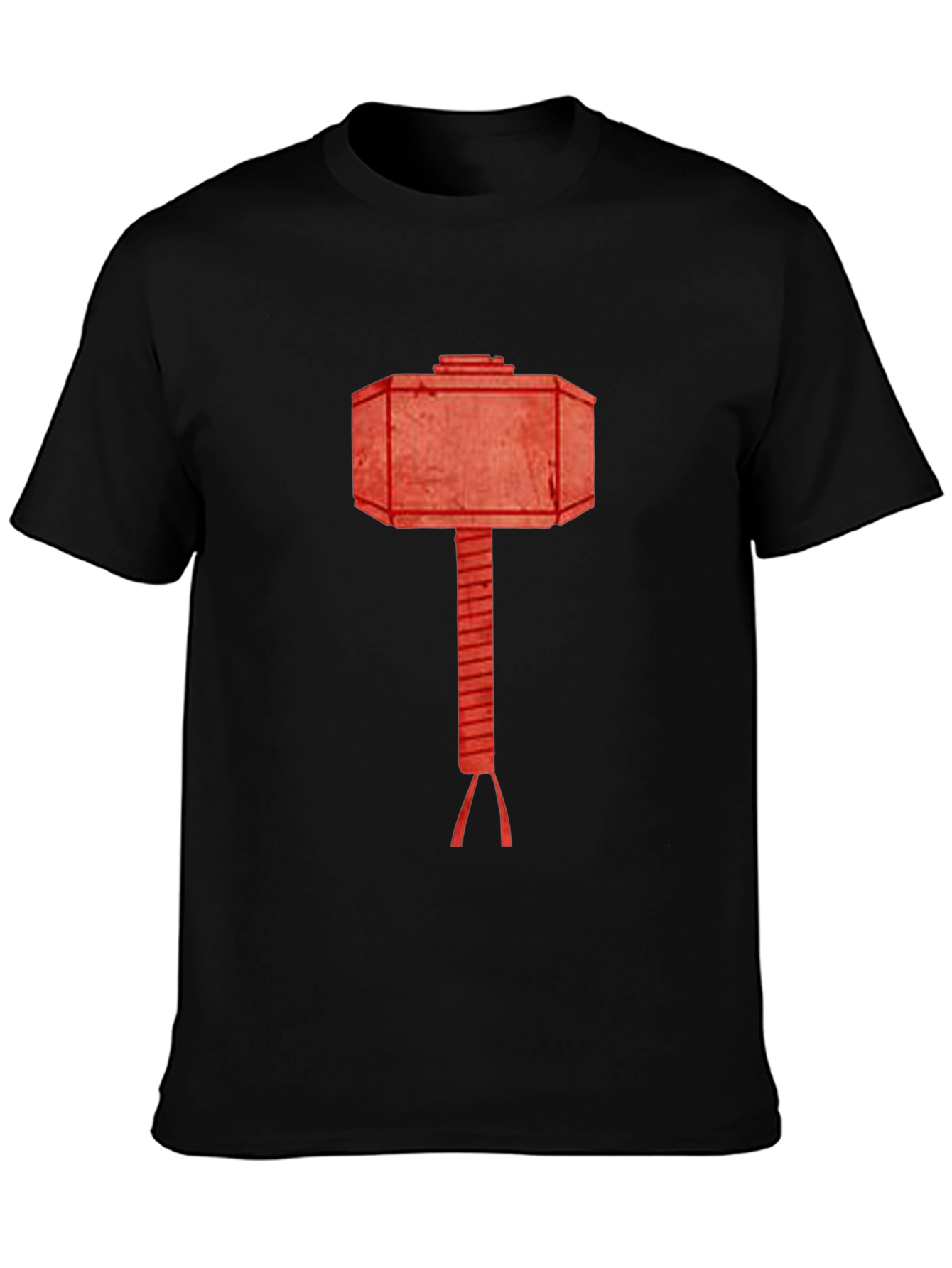 Hammer Graphic Tee - Black Cotton T-Shirt