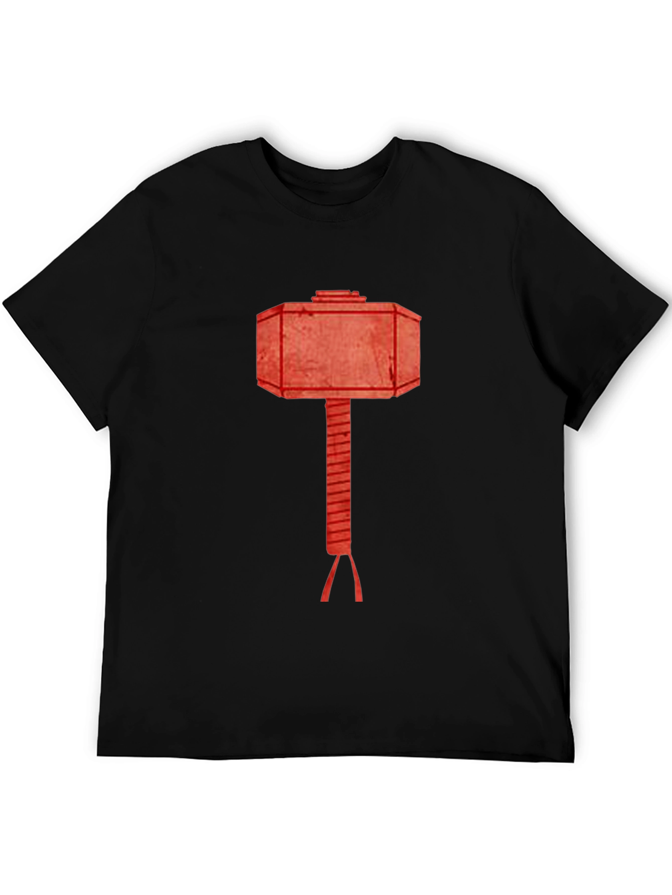 Hammer Graphic Tee - Black Cotton T-Shirt