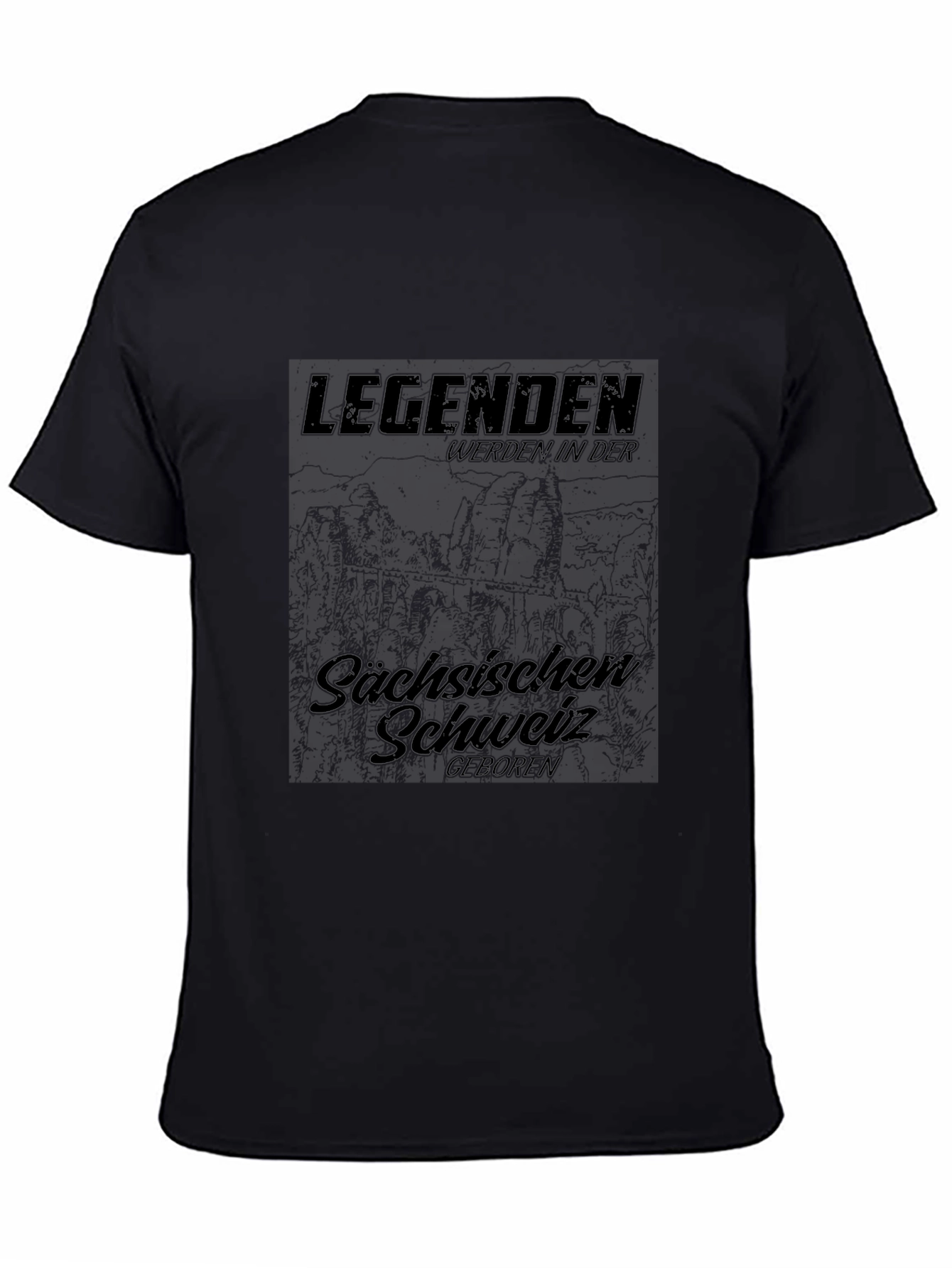 Legends of Saxon Switzerland T-Shirt - Black