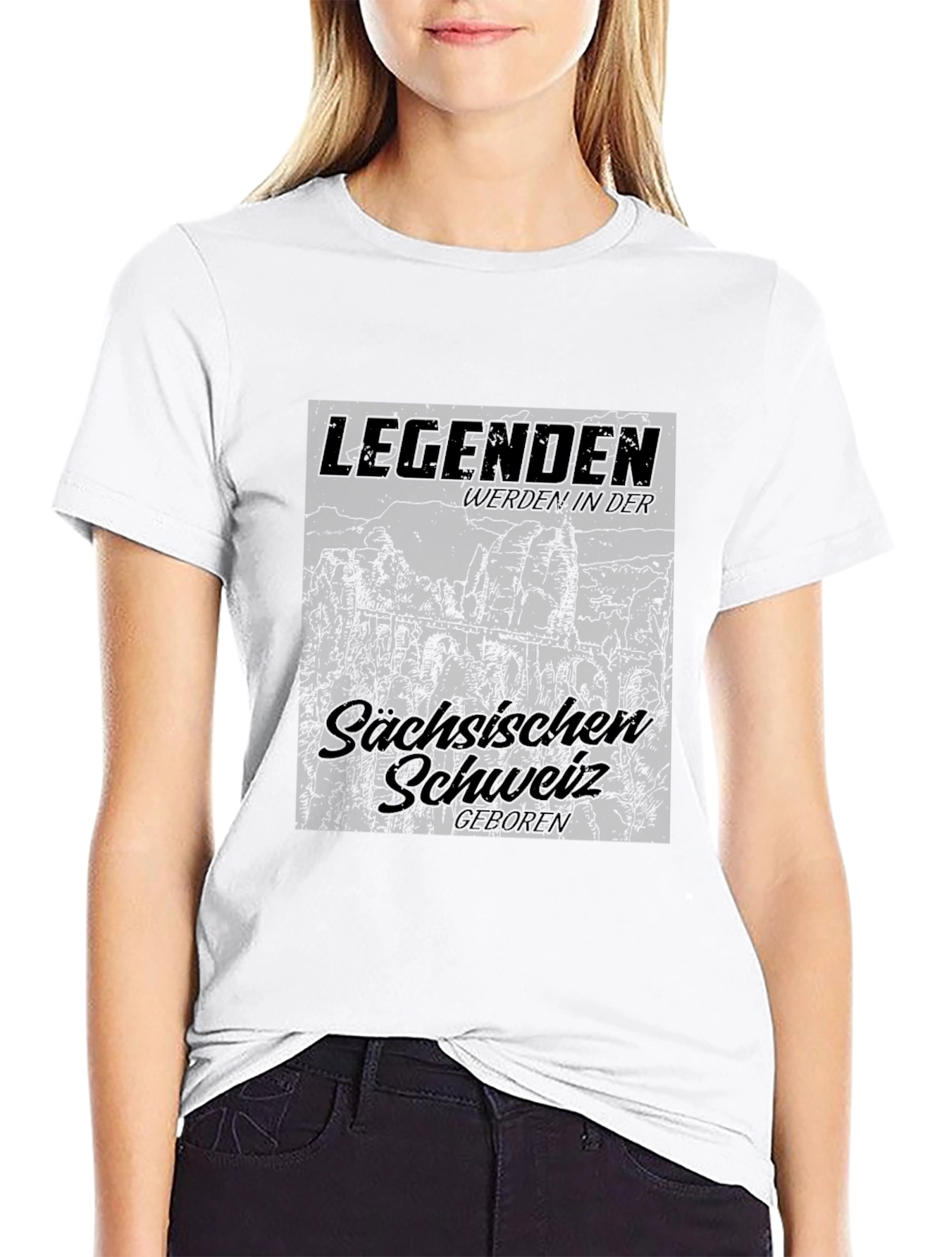 Legends of Saxon Switzerland T-Shirt - Black