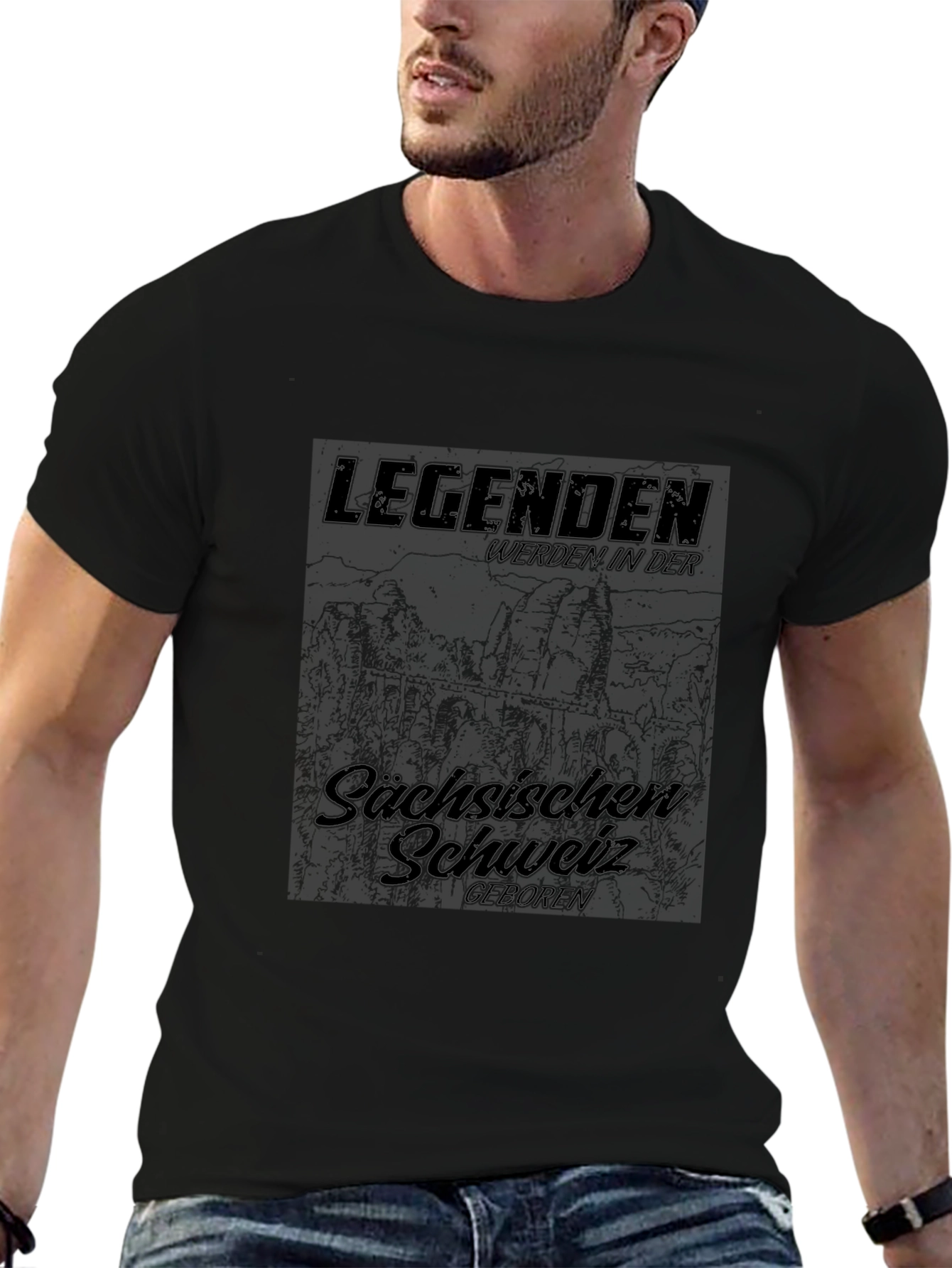 Legends of Saxon Switzerland T-Shirt - Black