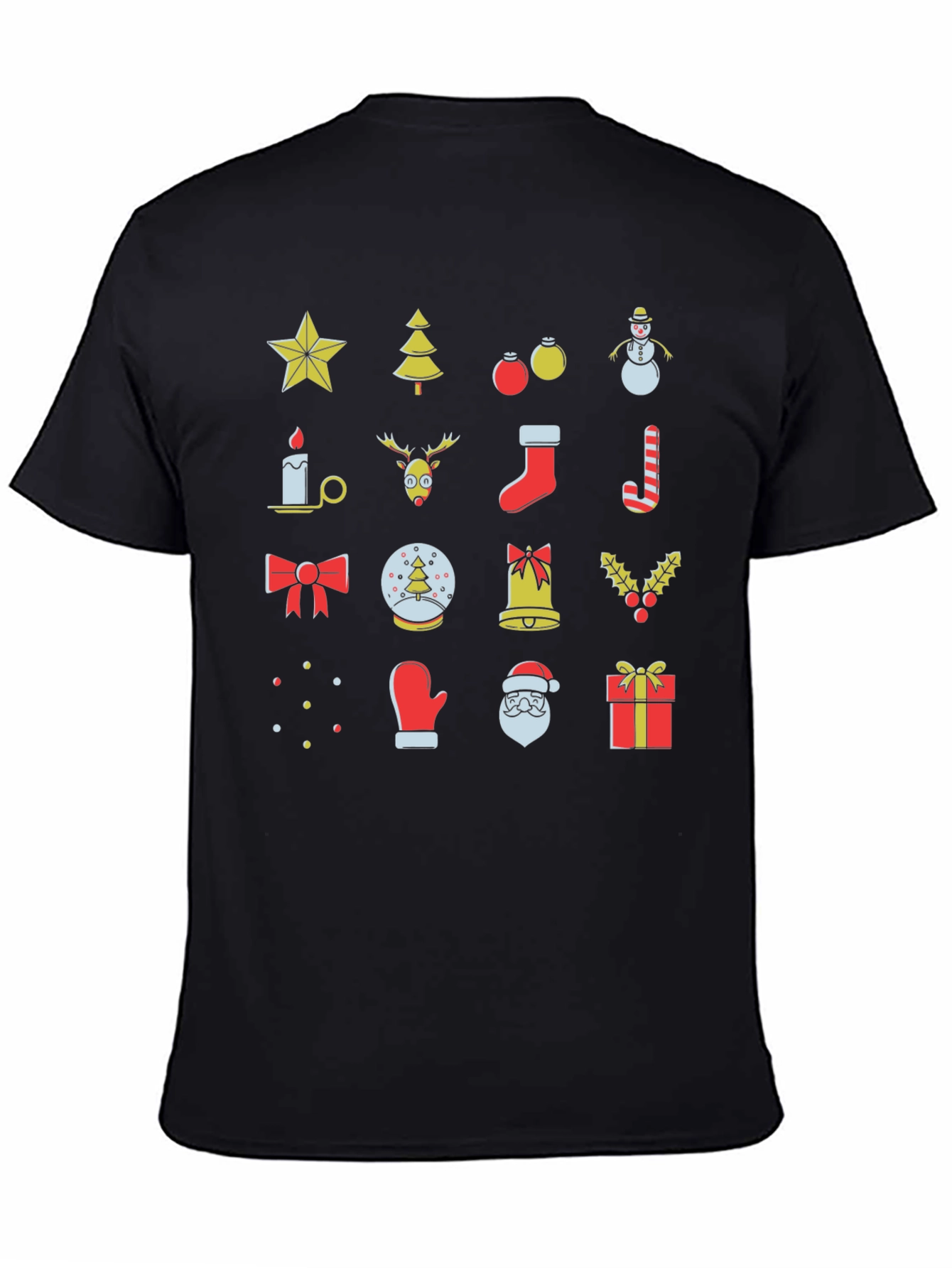 Festive Christmas Icon T-Shirt - Holiday Cheer