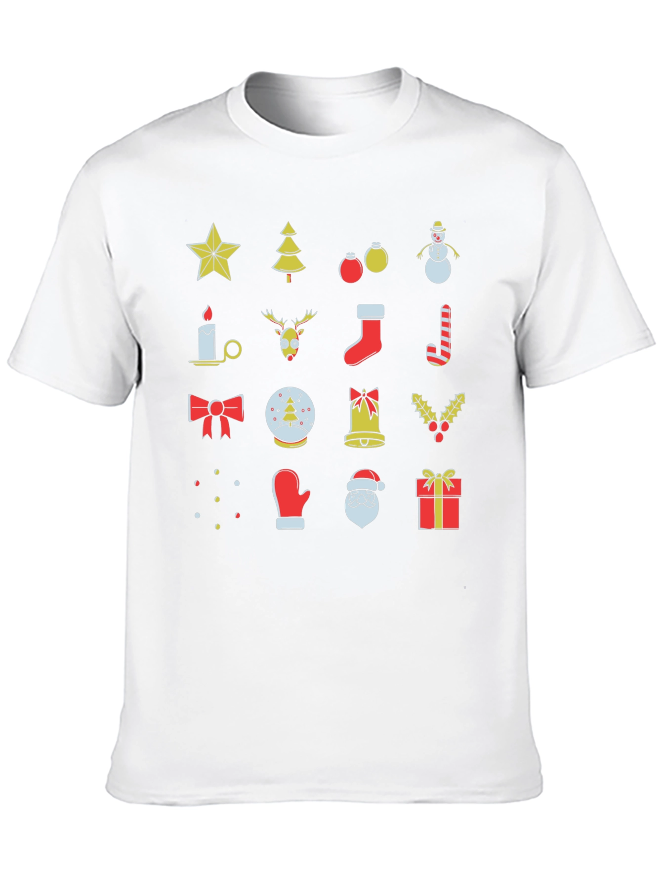 Festive Christmas Icon T-Shirt - Holiday Cheer