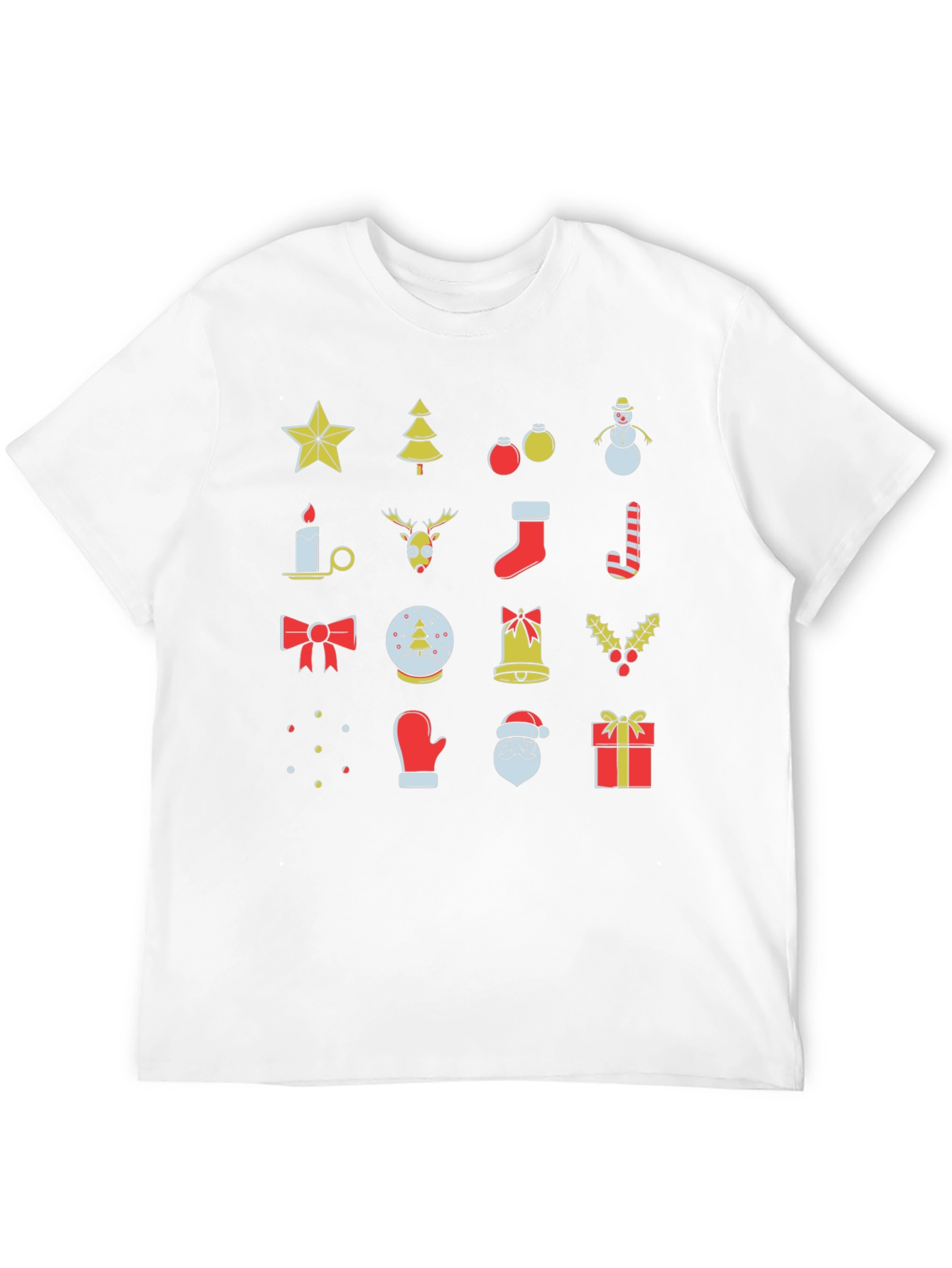 Festive Christmas Icon T-Shirt - Holiday Cheer
