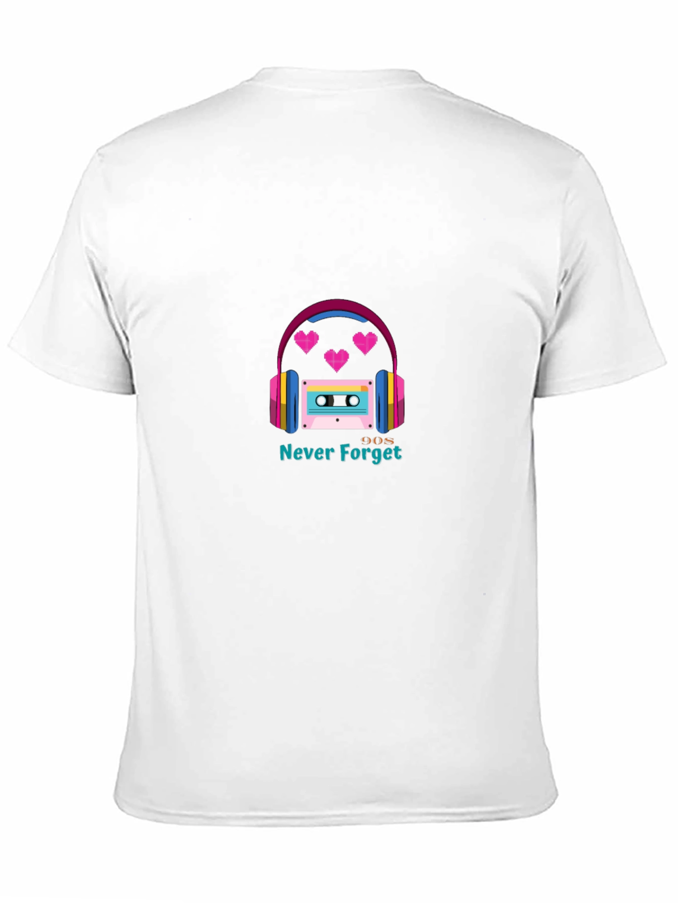 90s Never Forget Graphic T-Shirt - Retro Style
