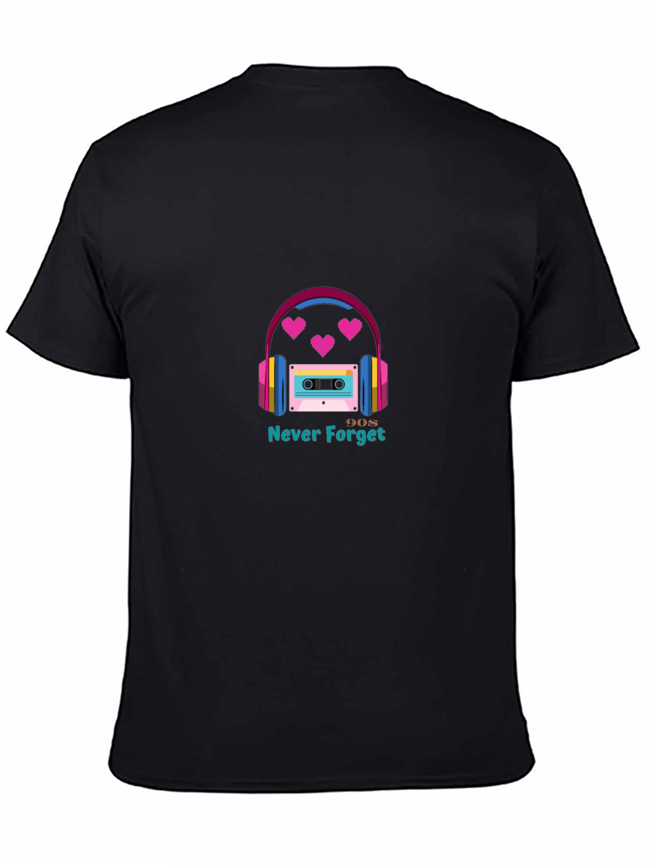 90s Never Forget Graphic T-Shirt - Retro Style