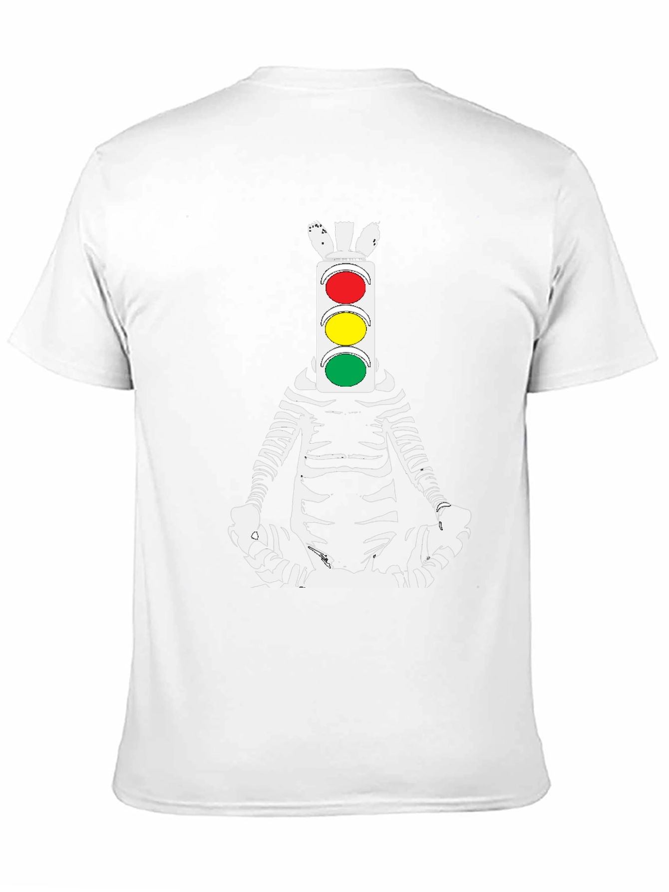 Zebra Traffic Light Meditating T-Shirt