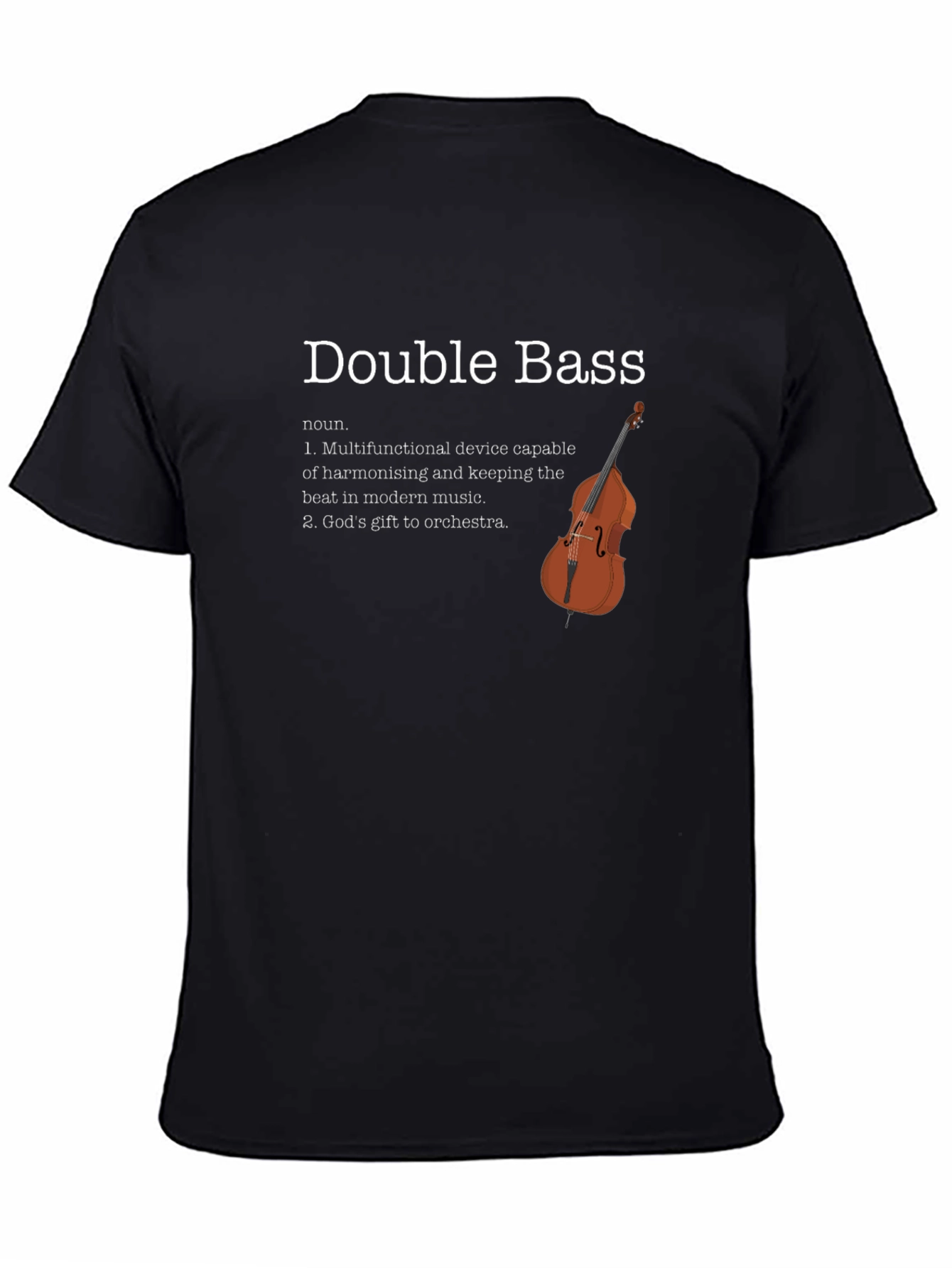 Double Bass Definition T-Shirt - Musician Gift