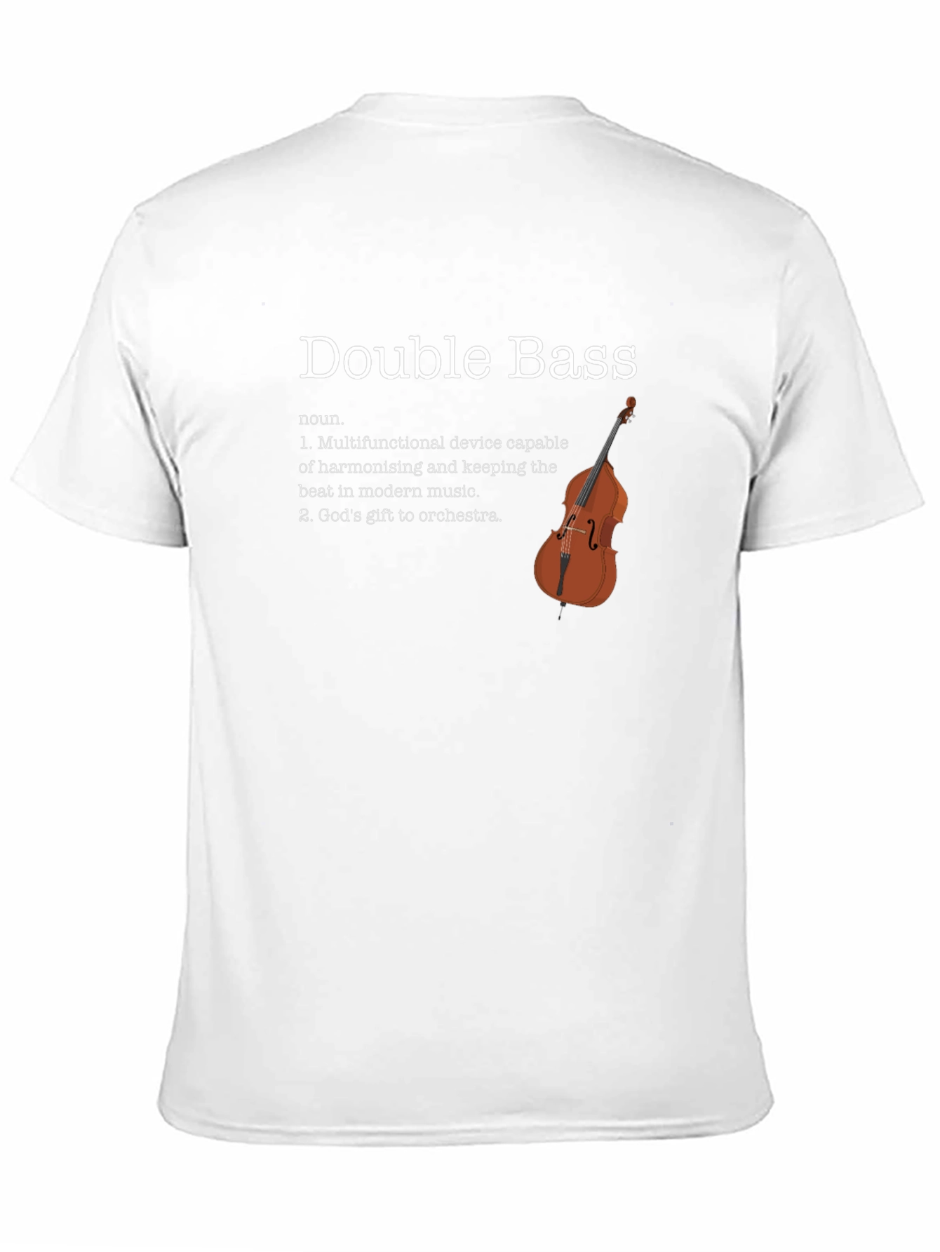 Double Bass Definition T-Shirt - Musician Gift