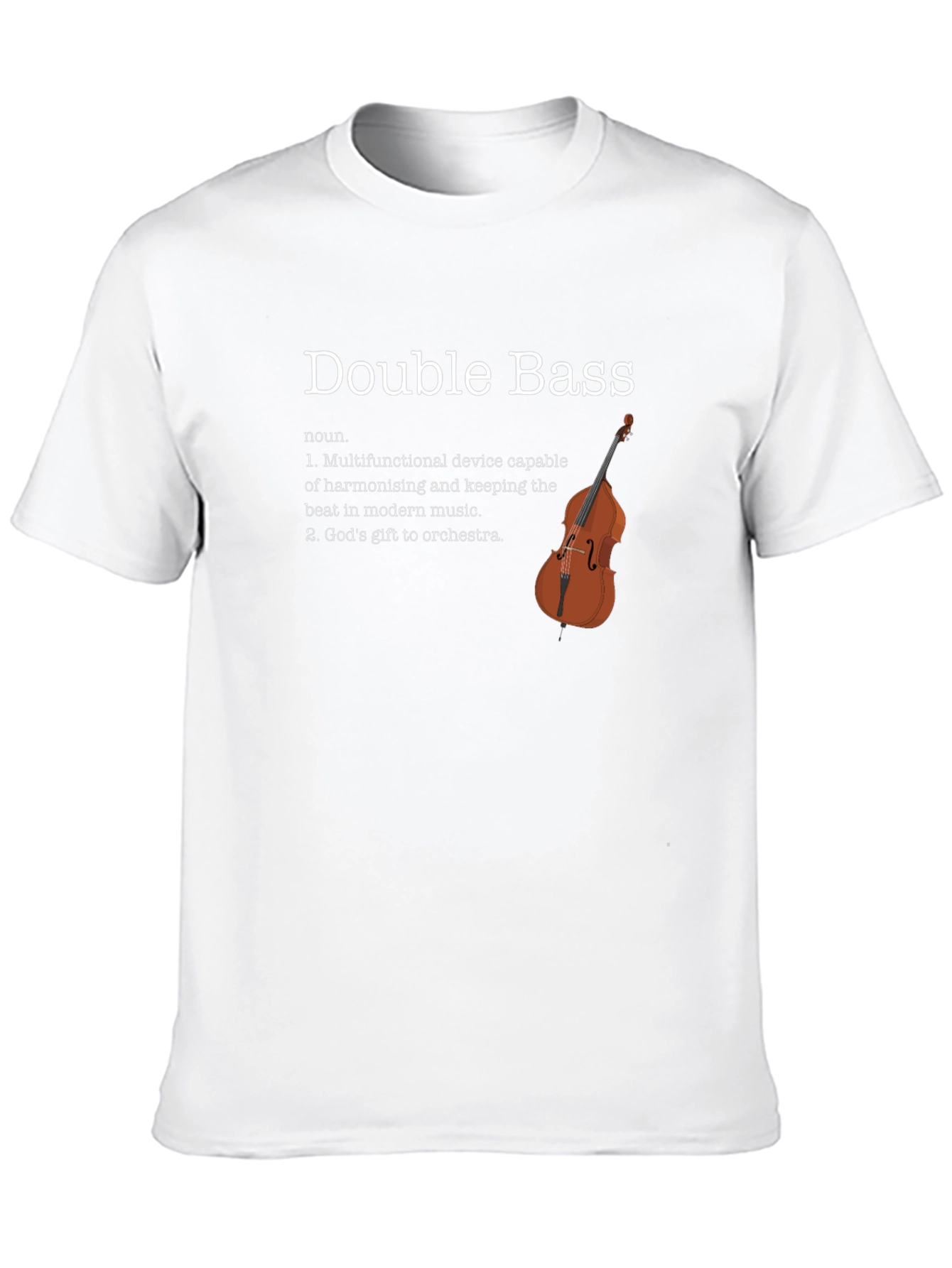 Double Bass Definition T-Shirt - Musician Gift