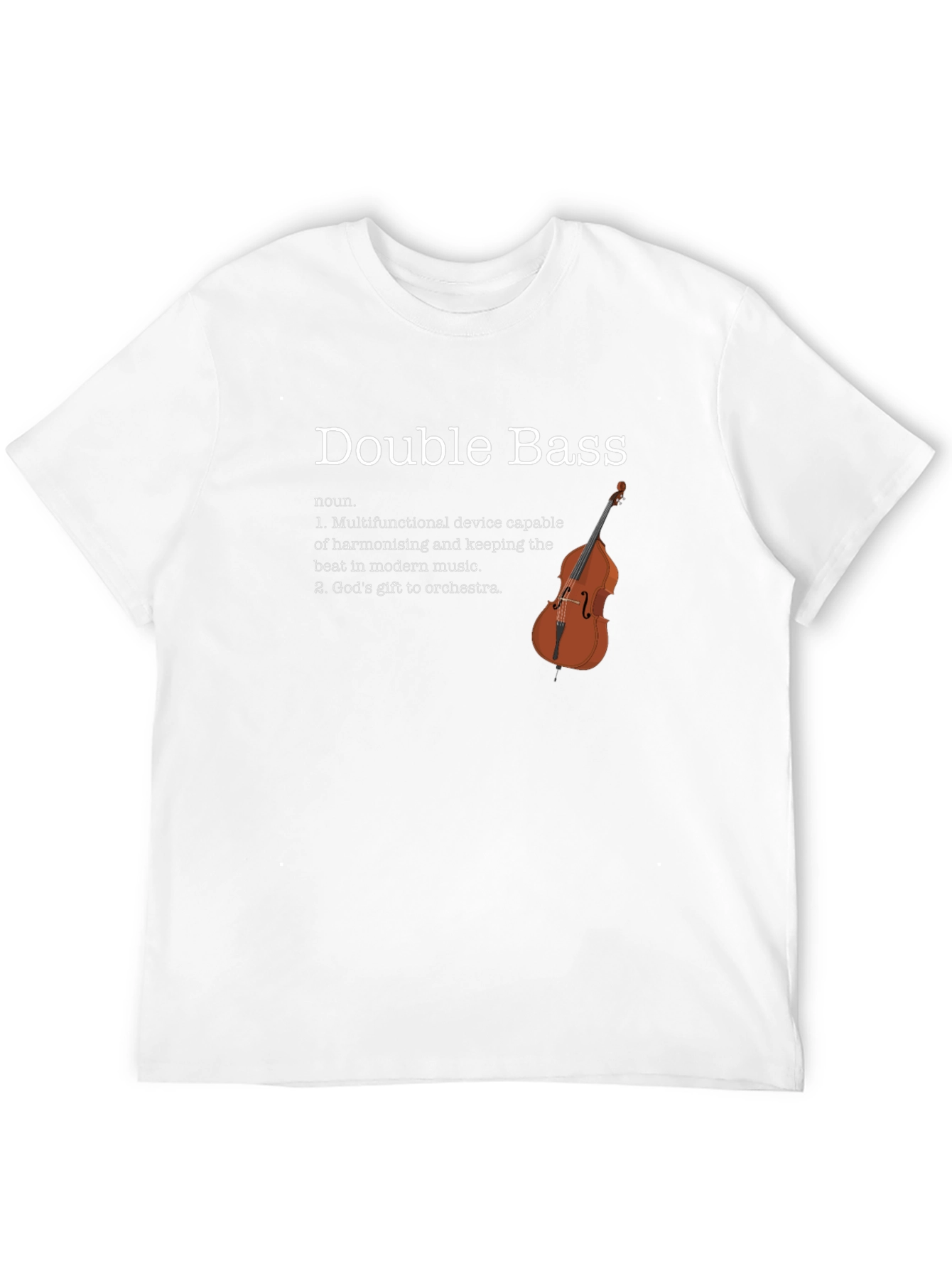 Double Bass Definition T-Shirt - Musician Gift