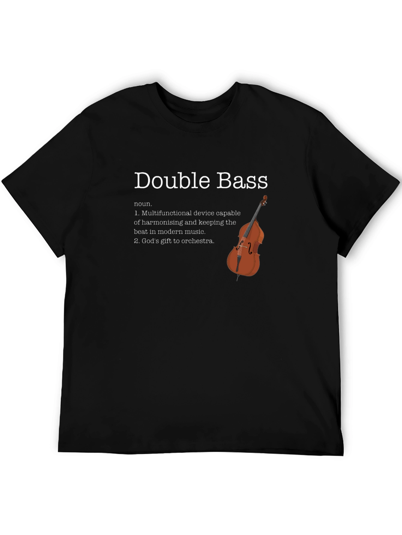 Double Bass Definition T-Shirt - Musician Gift