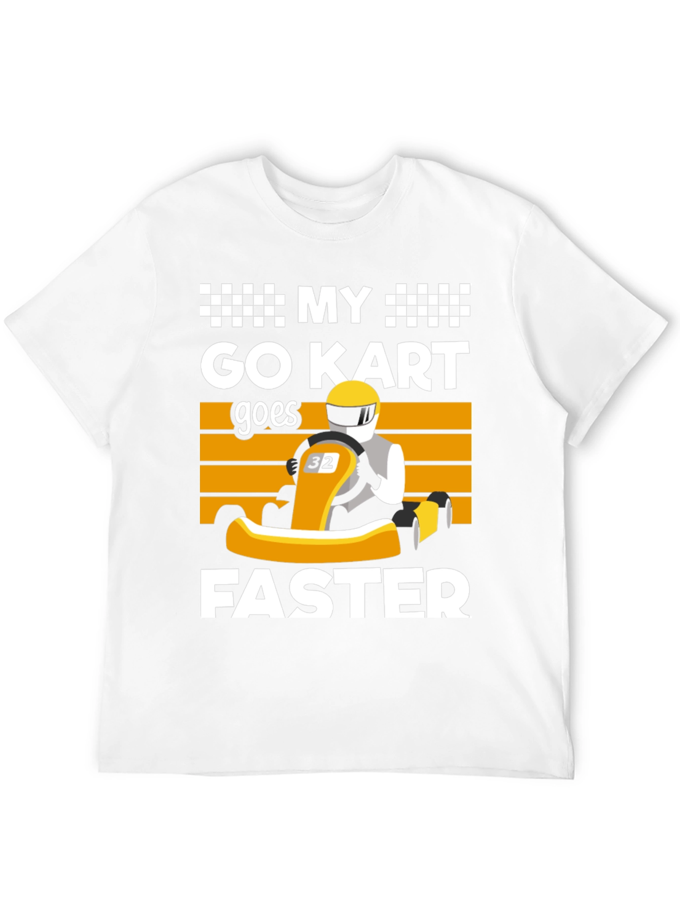 My Go Kart Goes Faster Black T-Shirt