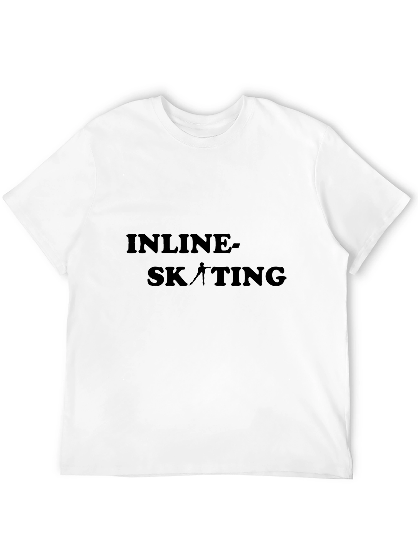 Inline Skating Graphic Tee - Sporty Casual Style