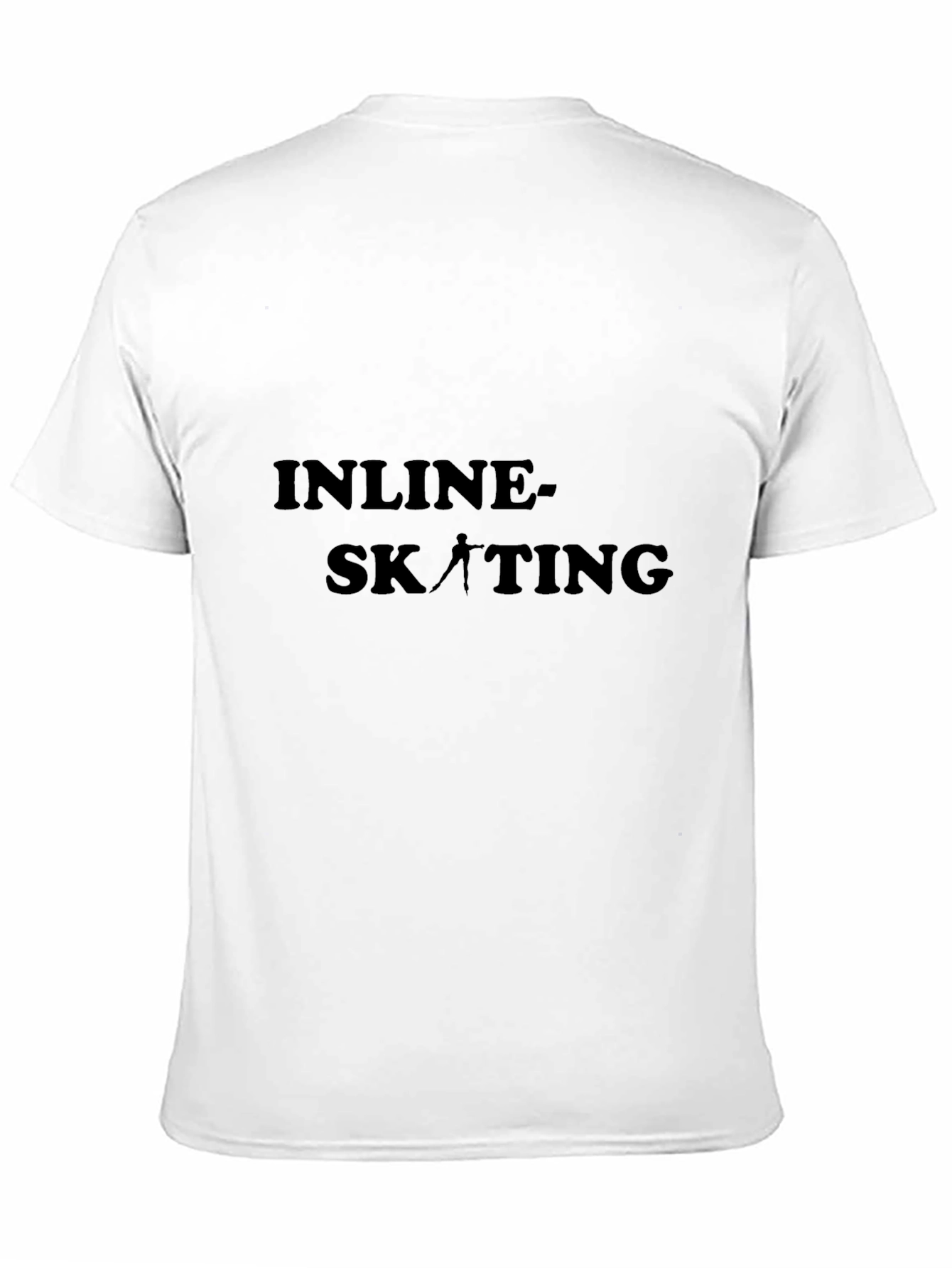 Inline Skating Graphic Tee - Sporty Casual Style