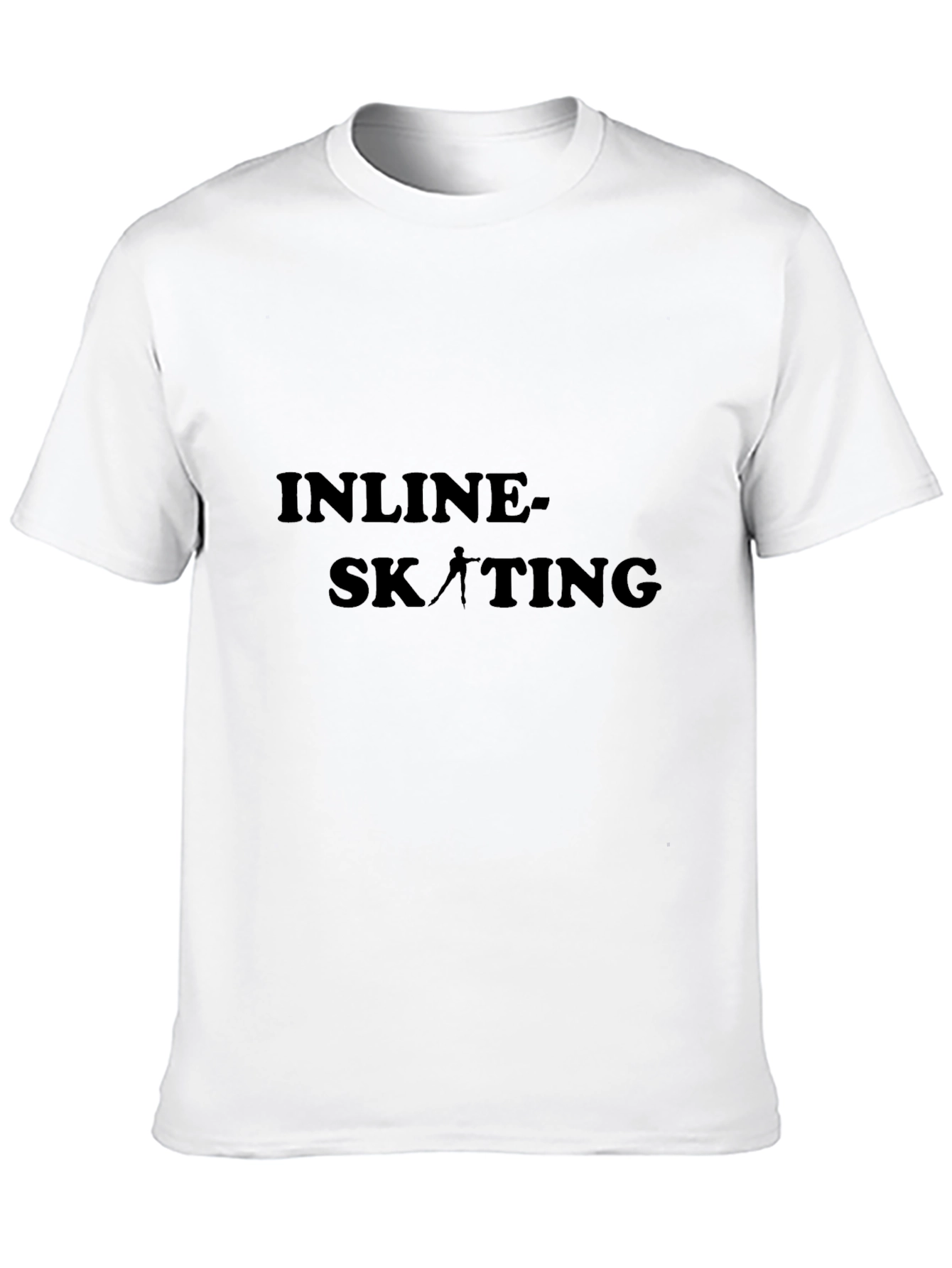 Inline Skating Graphic Tee - Sporty Casual Style