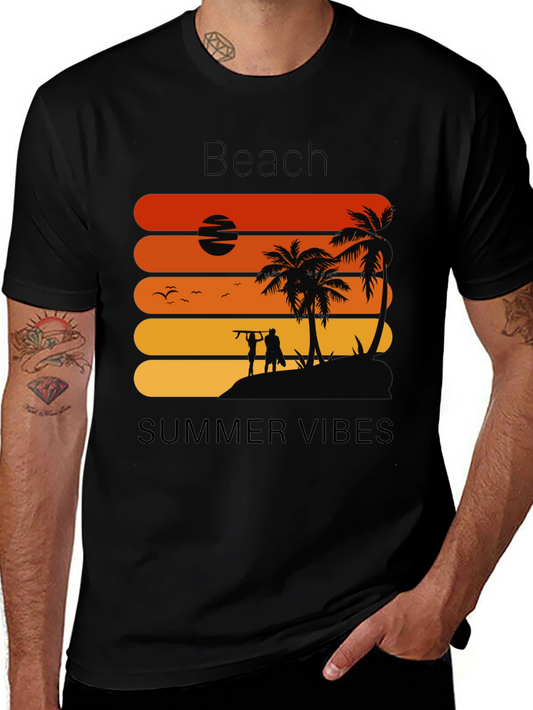 Beach Summer Vibes Graphic Tee