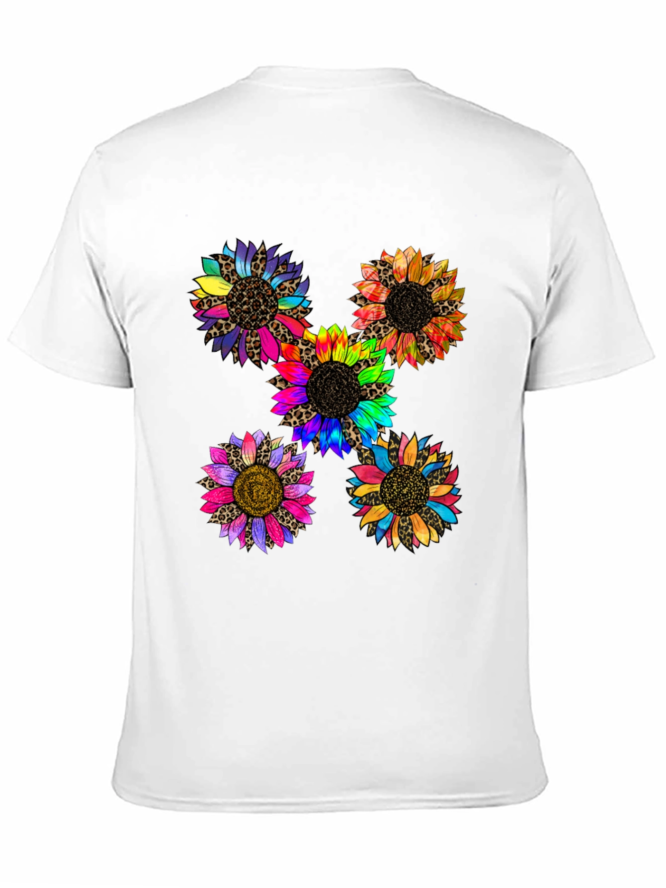 Sunflower Leopard Print Graphic T-Shirt