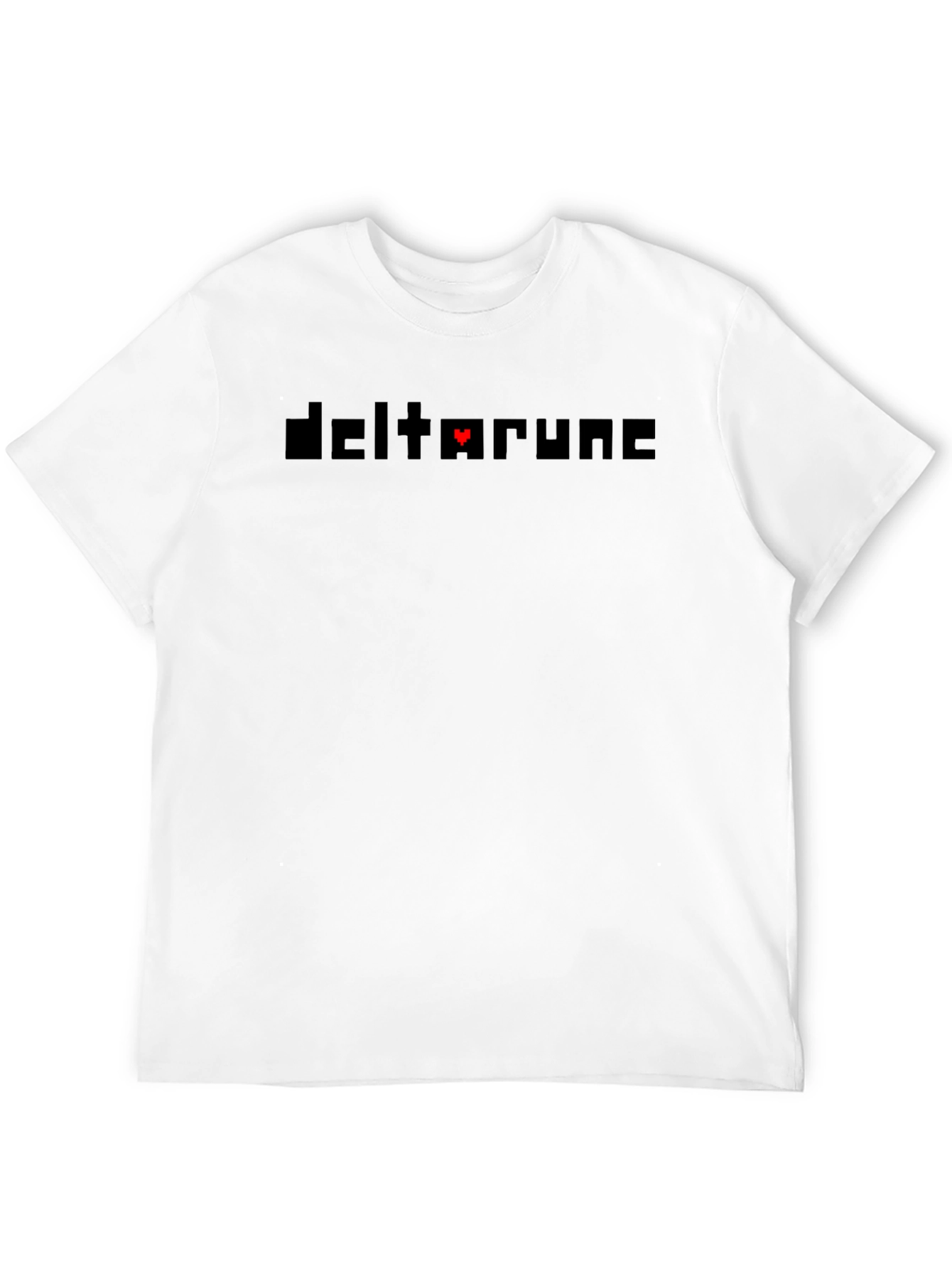 Deltarune Black T-Shirt - Heart Pixel Design