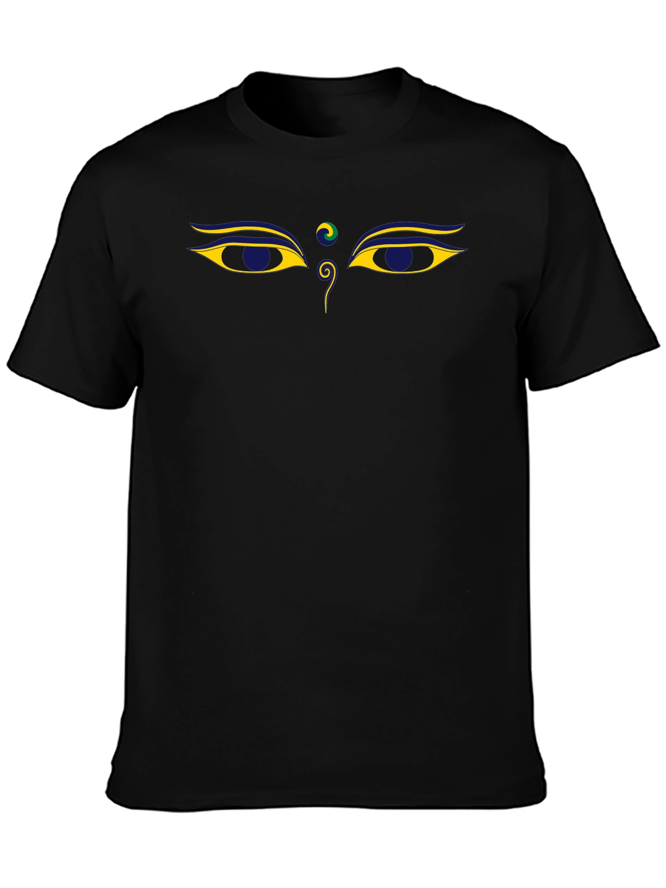 Buddha Eyes Graphic Tee - Black T-Shirt
