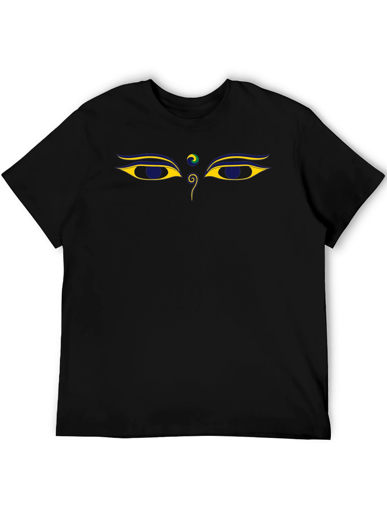 Buddha Eyes Graphic Tee - Black T-Shirt