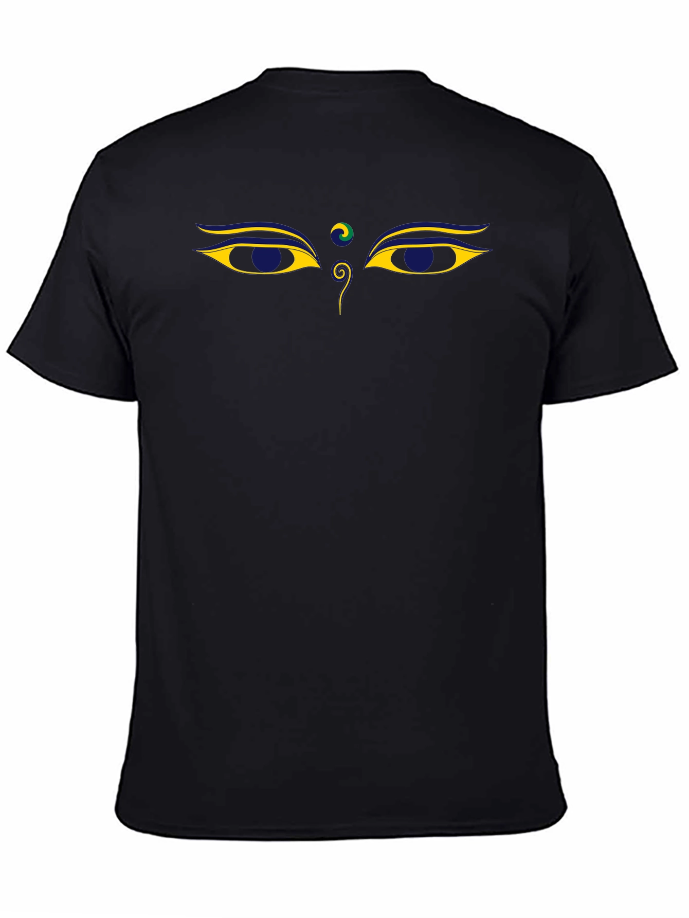 Buddha Eyes Graphic Tee - Black T-Shirt
