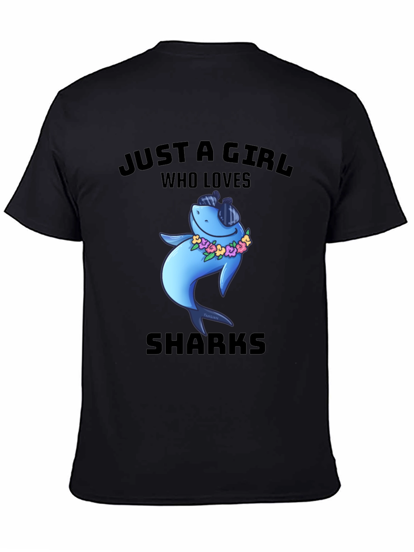 Just A Girl Who Loves Sharks T-Shirt
