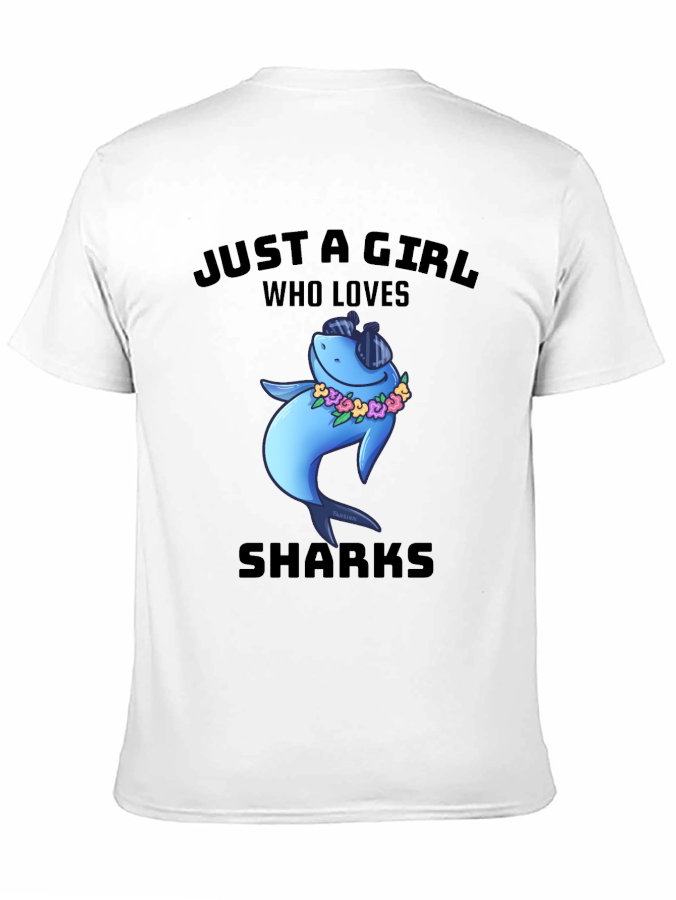 Just A Girl Who Loves Sharks T-Shirt