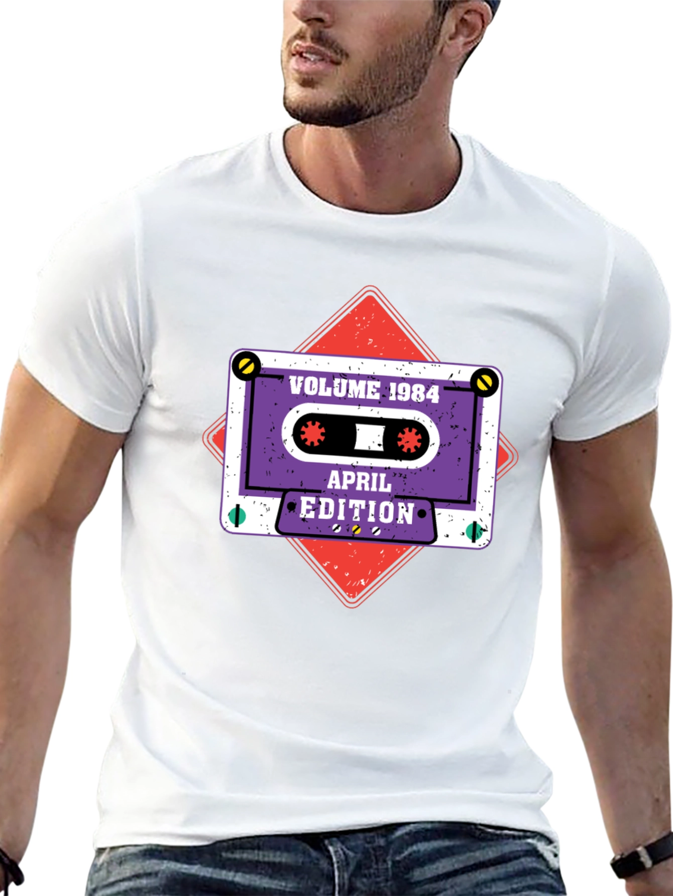 Volume 1984 April Edition Cassette T-Shirt