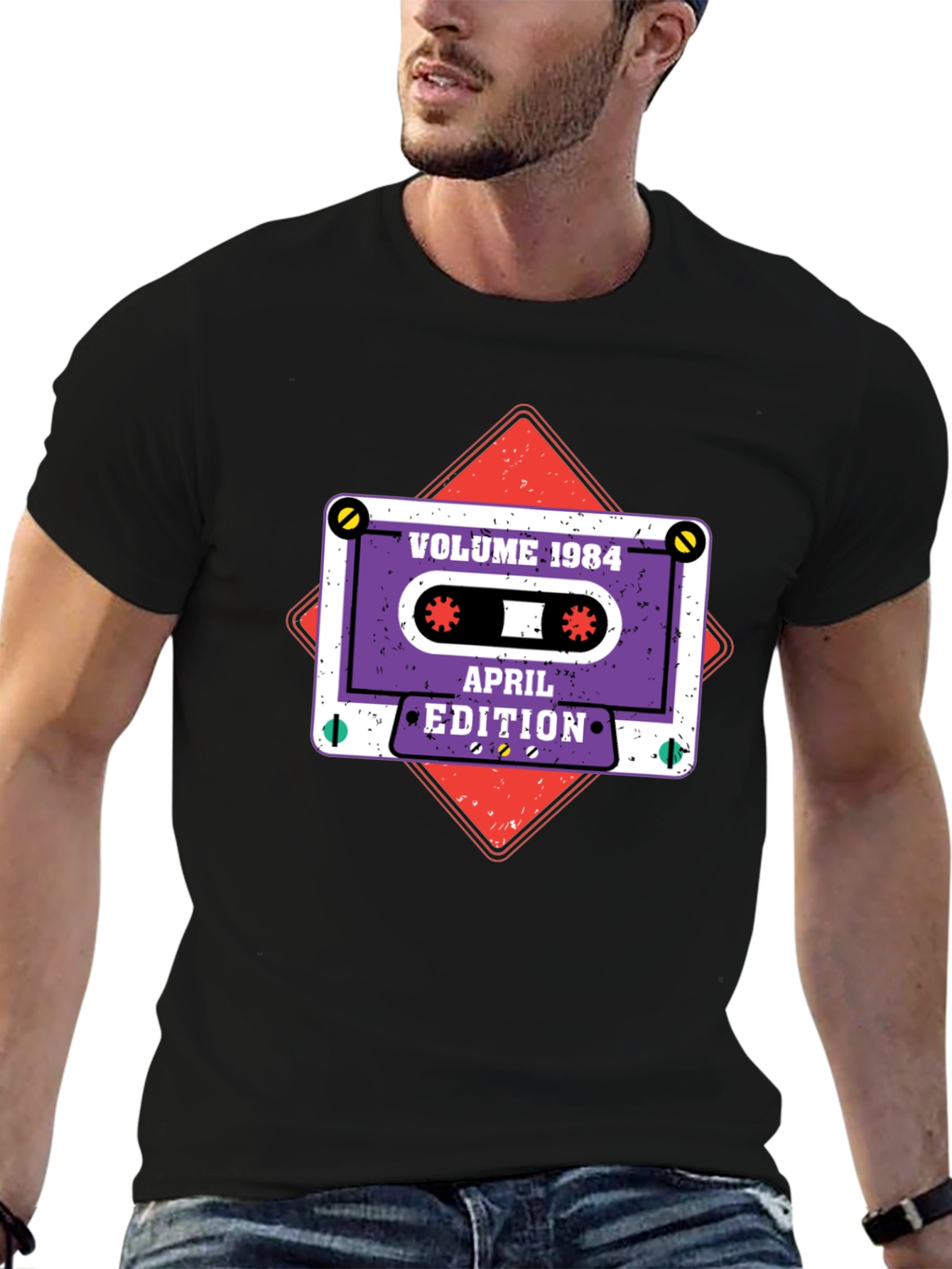 Volume 1984 April Edition Cassette T-Shirt