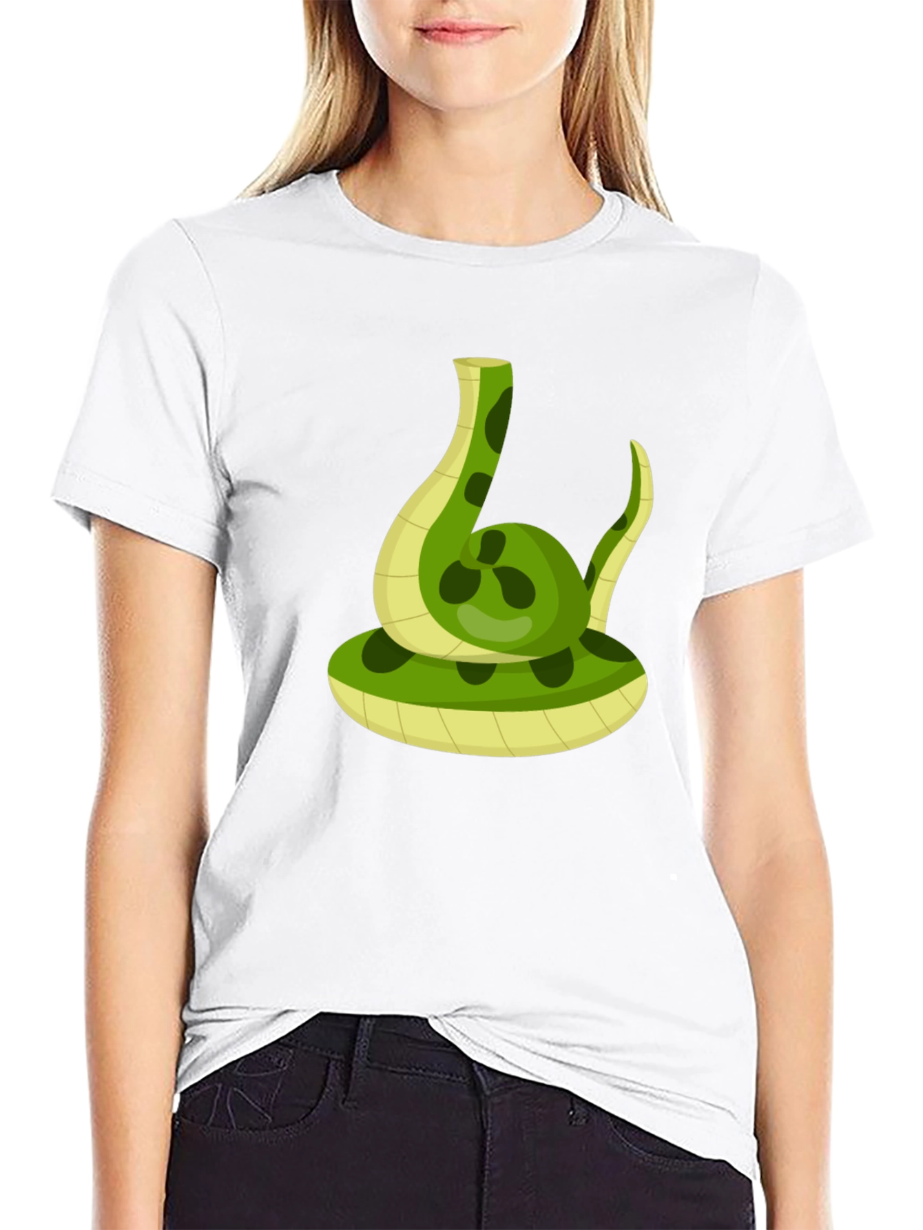 Snake Graphic Black T-Shirt