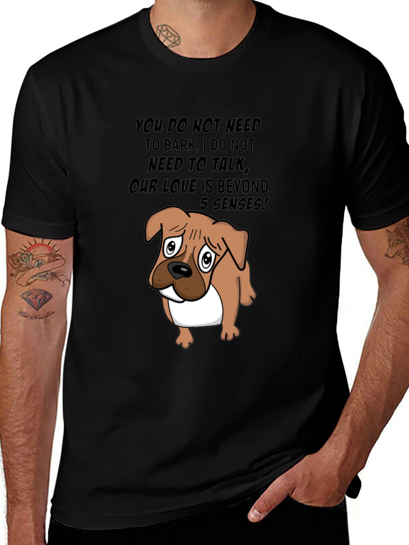 Dog Lover Tee: Beyond 5 Senses