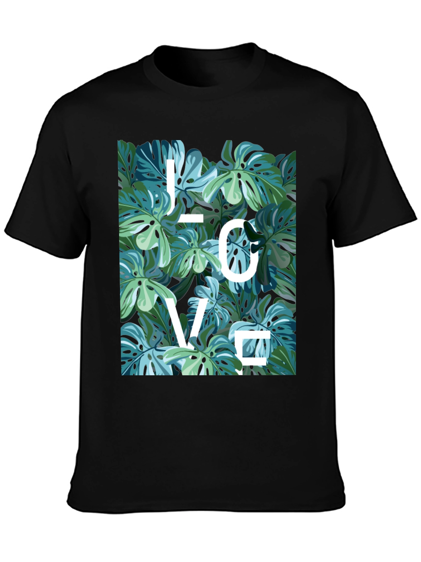 Tropical Leaf Love T-Shirt