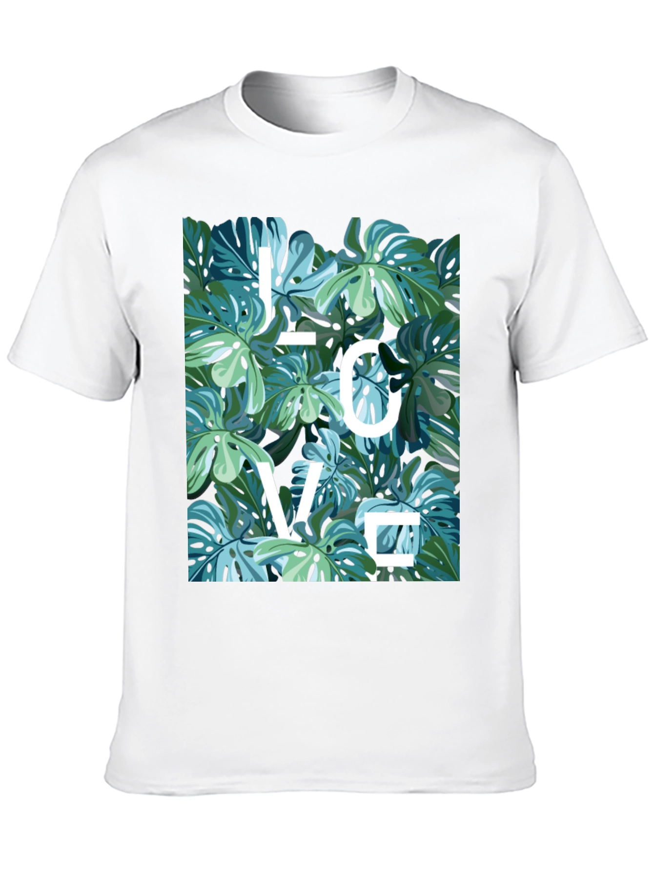 Tropical Leaf Love T-Shirt